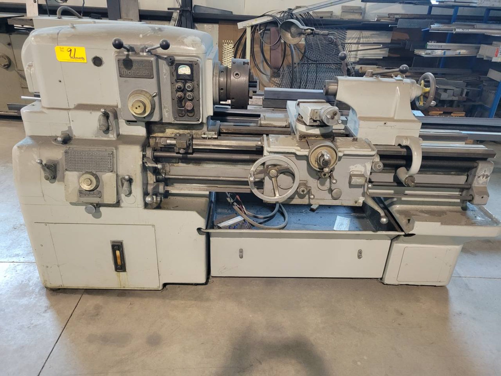 Monarch Model 610 13" x 30" engine lathe, 20" swing - Image 2 of 8