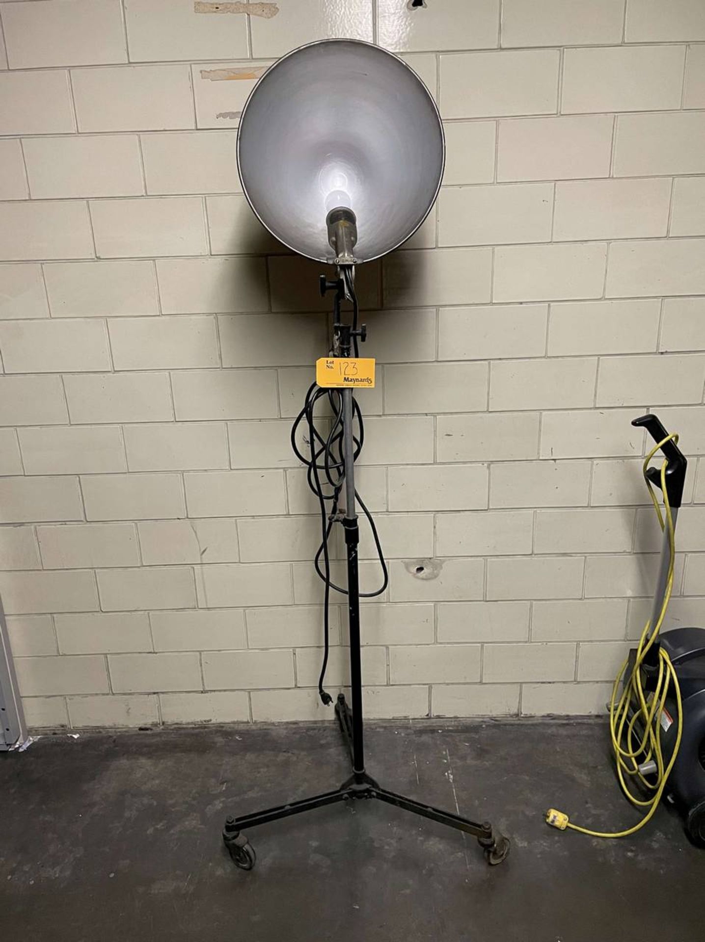 Light Fixture on Rolling Stand