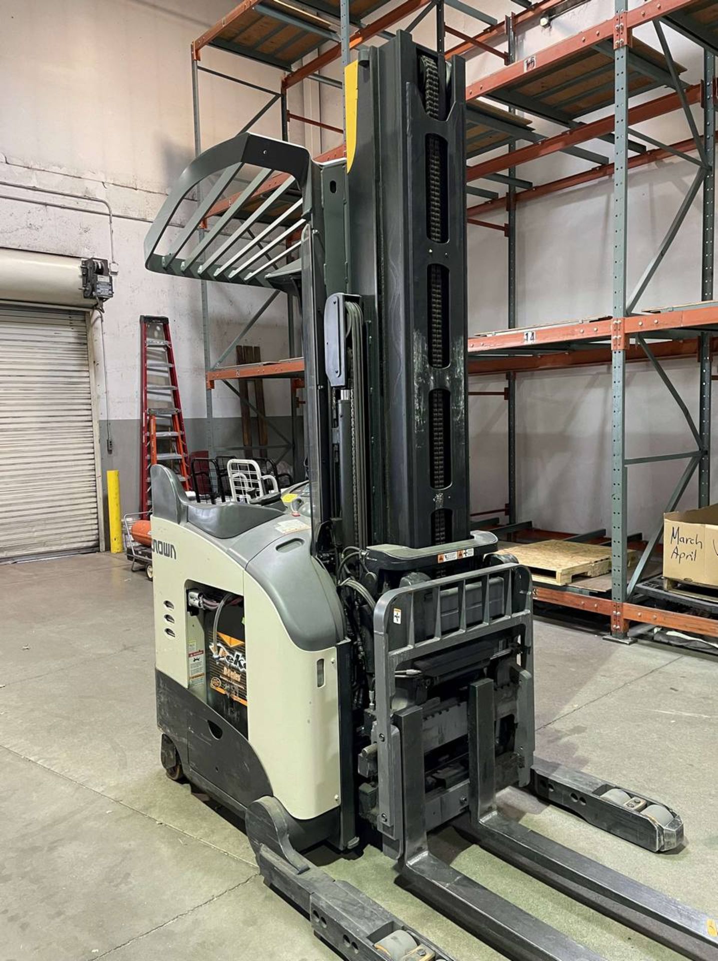 Crown RM6025-45 Stand Up Electric Reach Forklift (4,500 Lb. Cap.) - Image 2 of 12