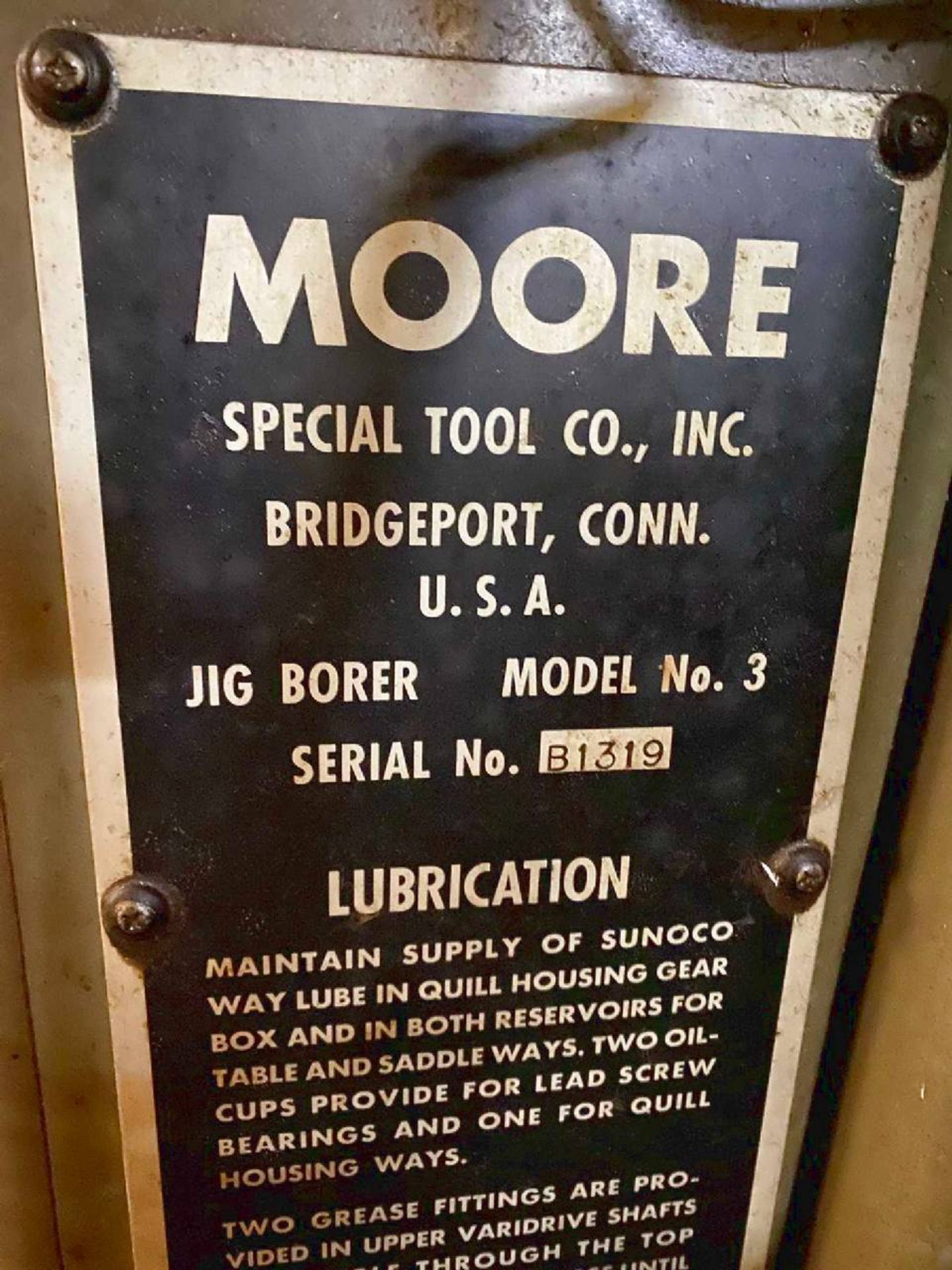 Moore No. 3 Jig Borer Machine - Image 11 of 11