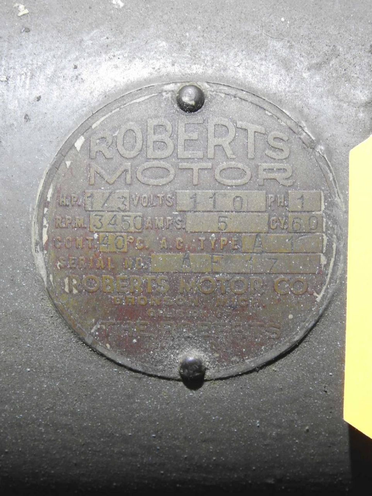 Roberts Motor Bench Grinder - Image 7 of 7