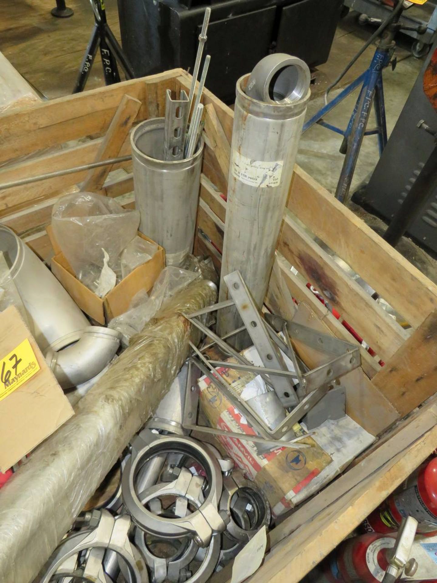 Crate of Stainless Fittings, 90 Degree Elbows, - Image 6 of 6