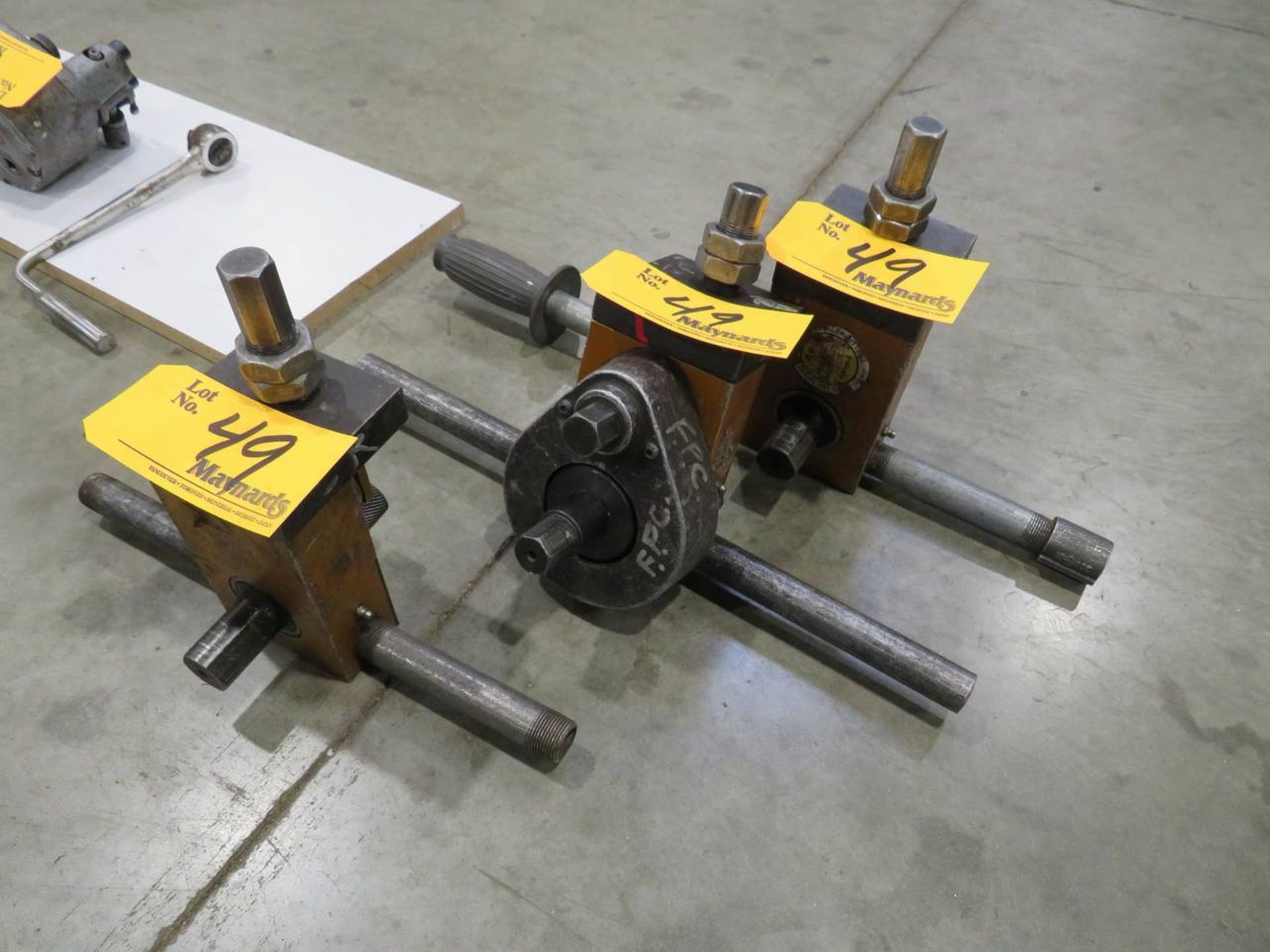 Lot of (3) Manual Roll Groovers - Image 3 of 5