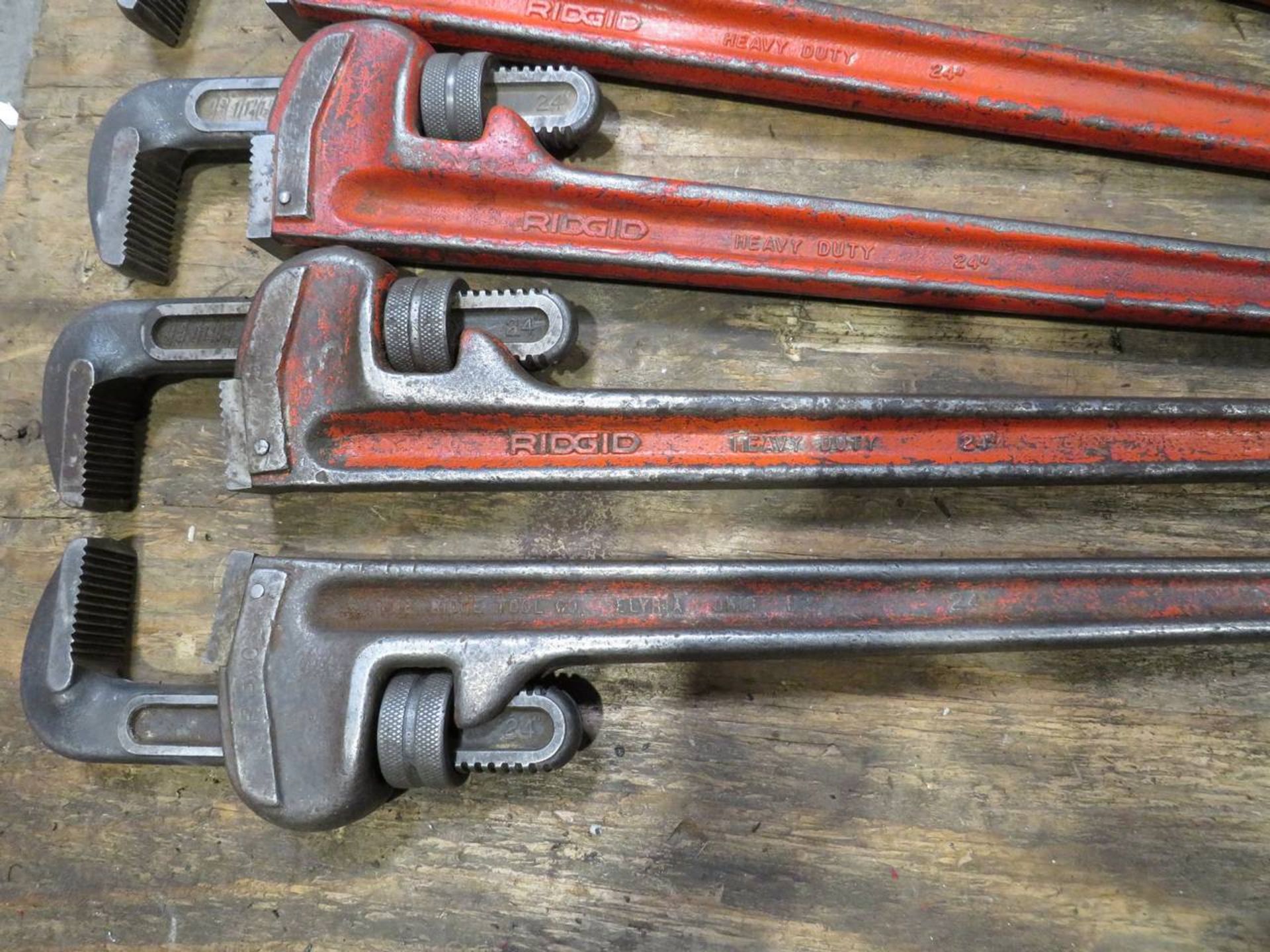 Lot of (10) 24" Pipe Wrenches - Image 2 of 4
