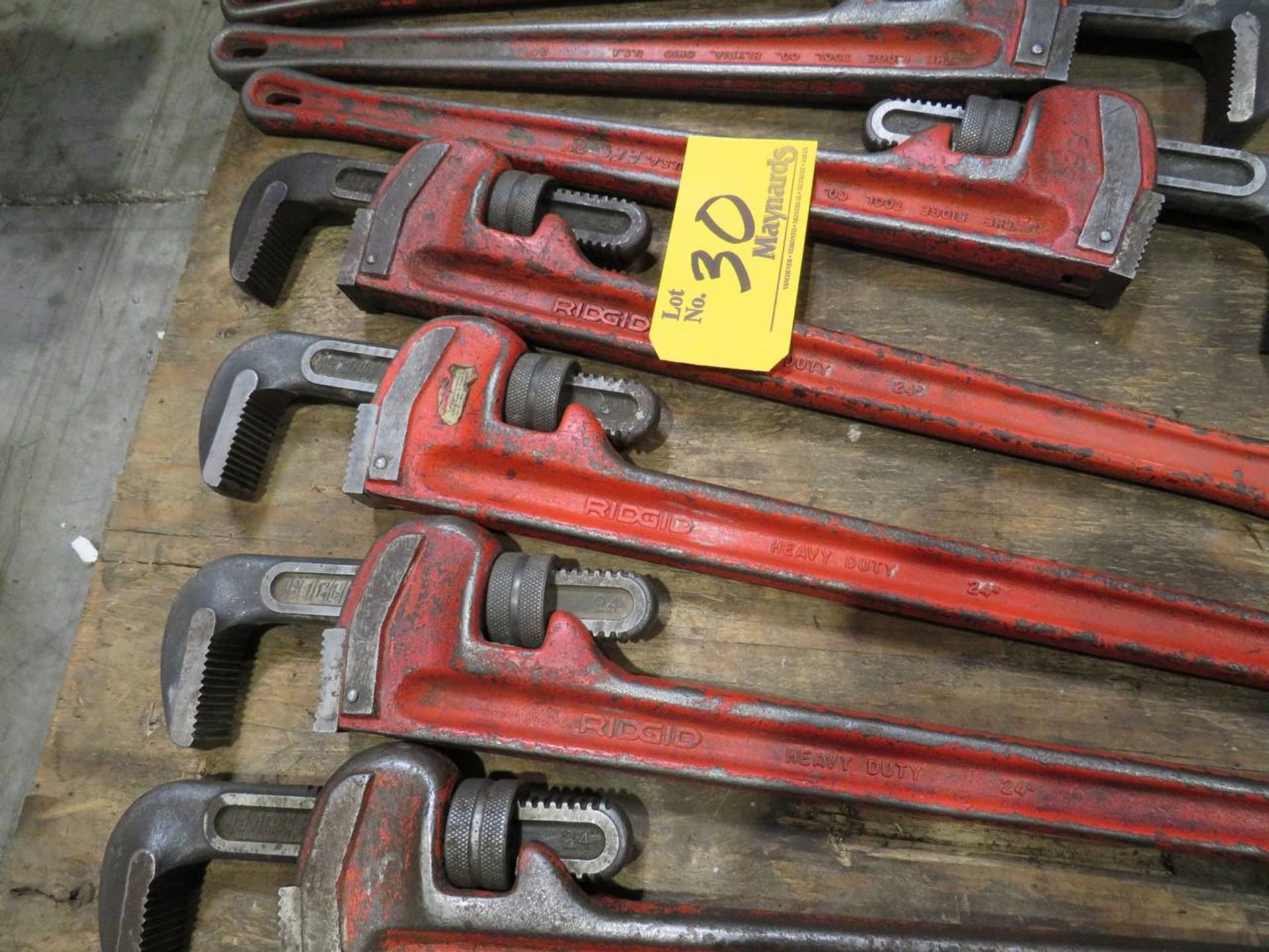 Lot of (10) 24" Pipe Wrenches - Image 3 of 4