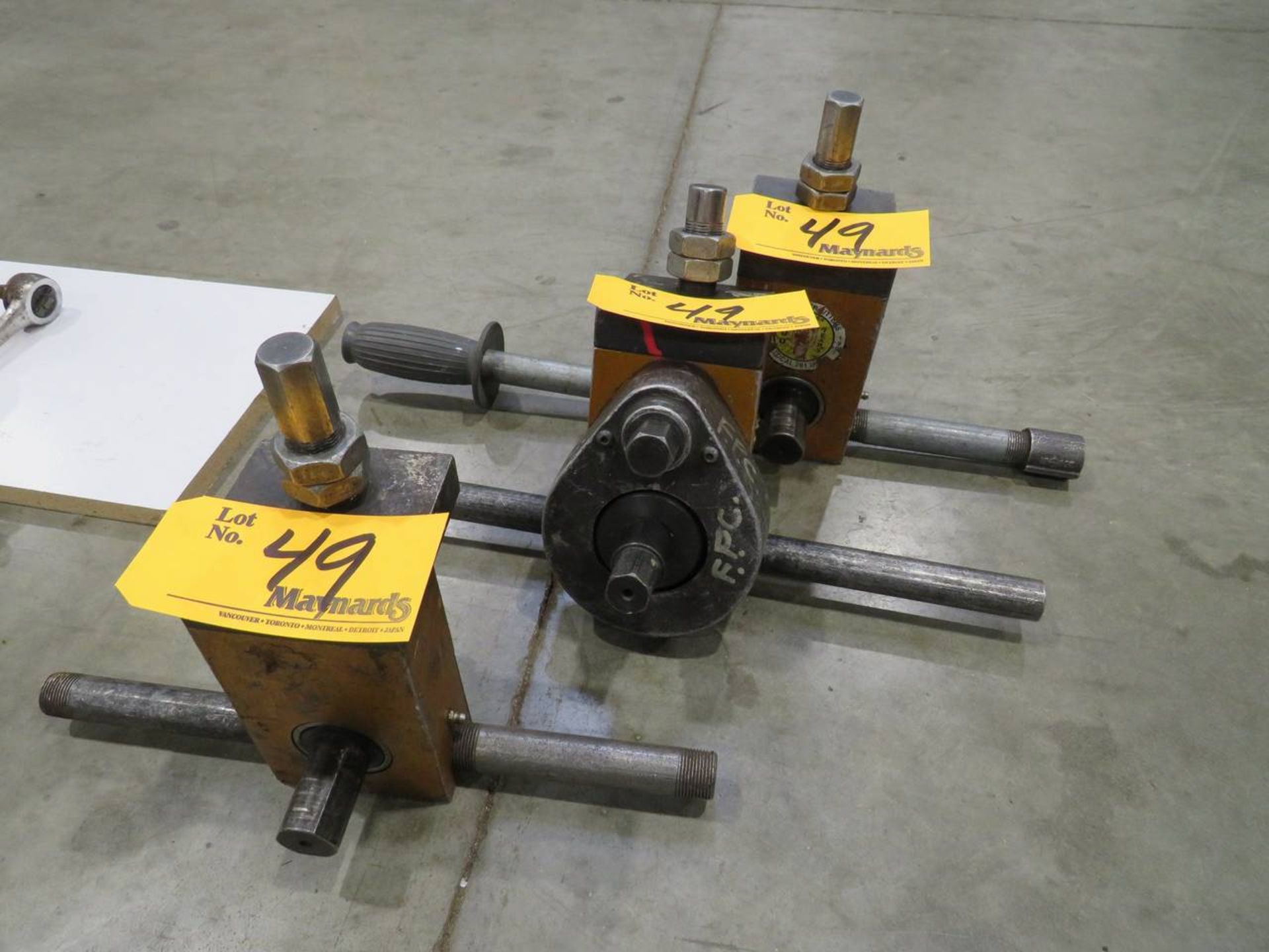 Lot of (3) Manual Roll Groovers - Image 2 of 5