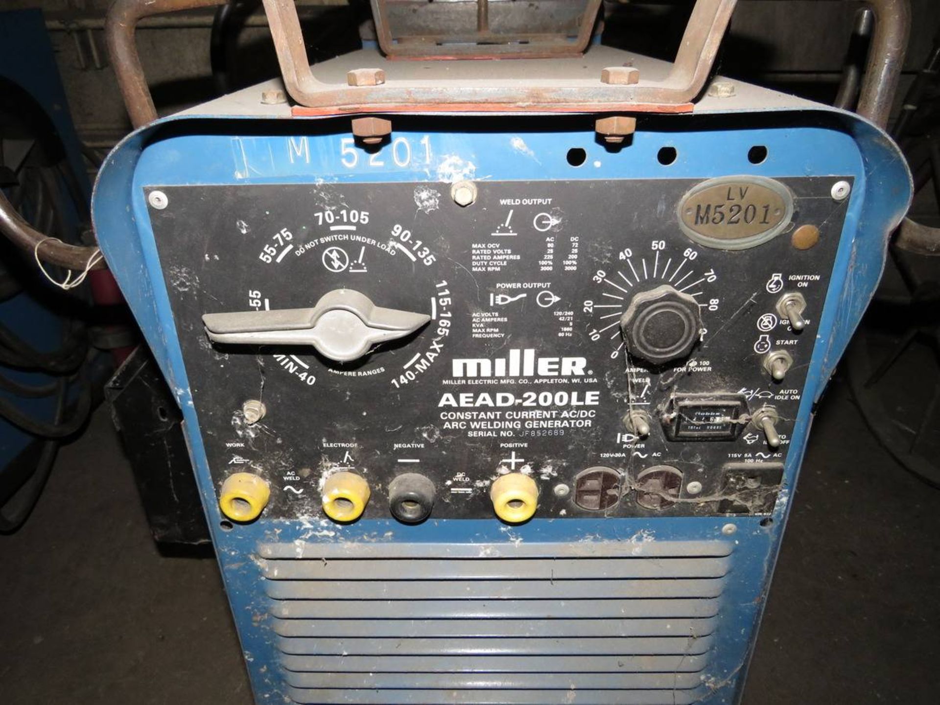 Miller AEAD-200LE CC AC/DC Arc Welding Generator - Image 3 of 6