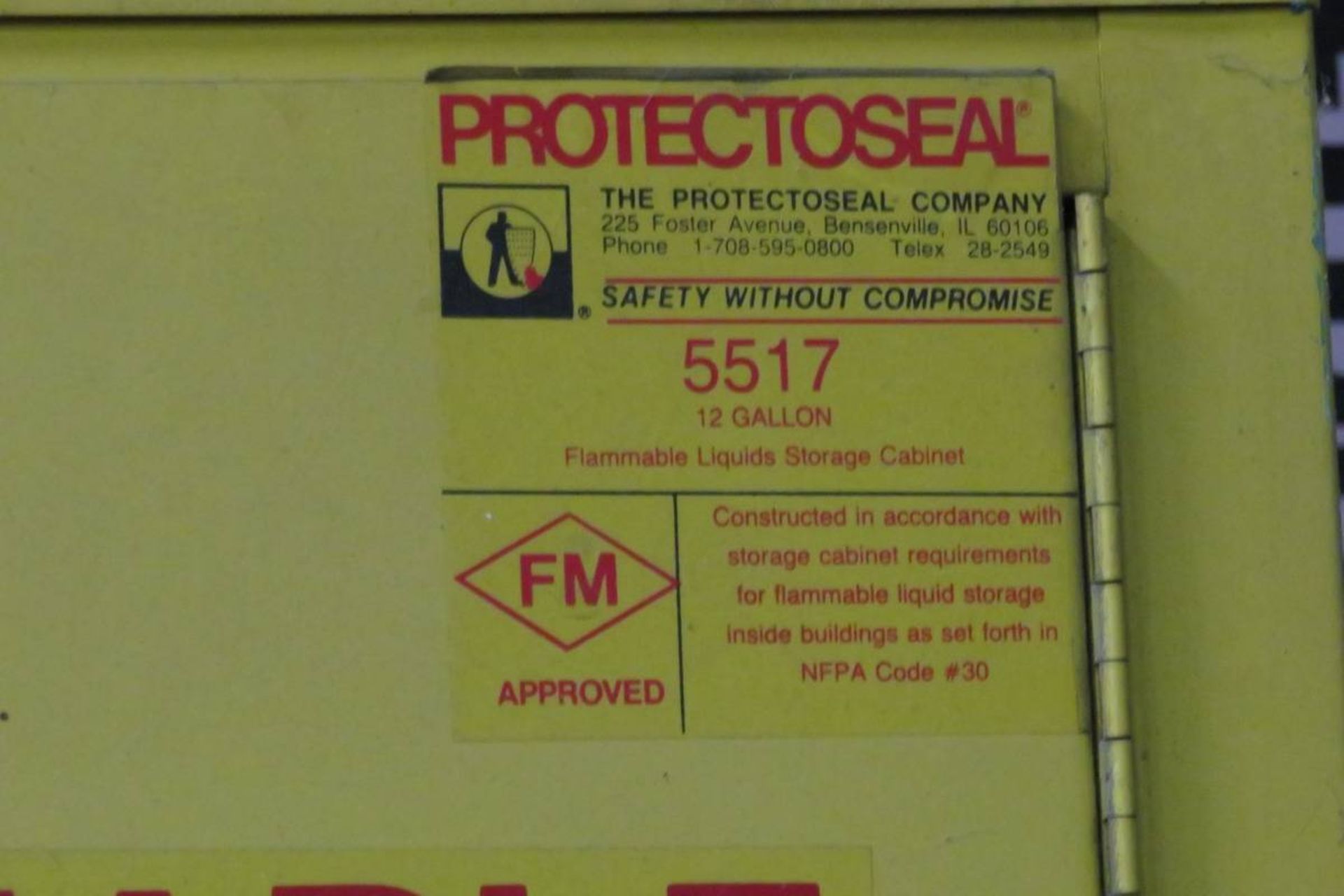 Protectoseal 5517 Flammable Liquid Storage Cabinet - Image 2 of 2