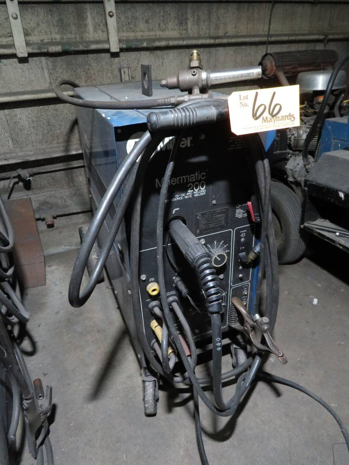 Miller Millermatic 200 CC AC/DC Arc Welding Power Source / Wire Welder - Image 2 of 3