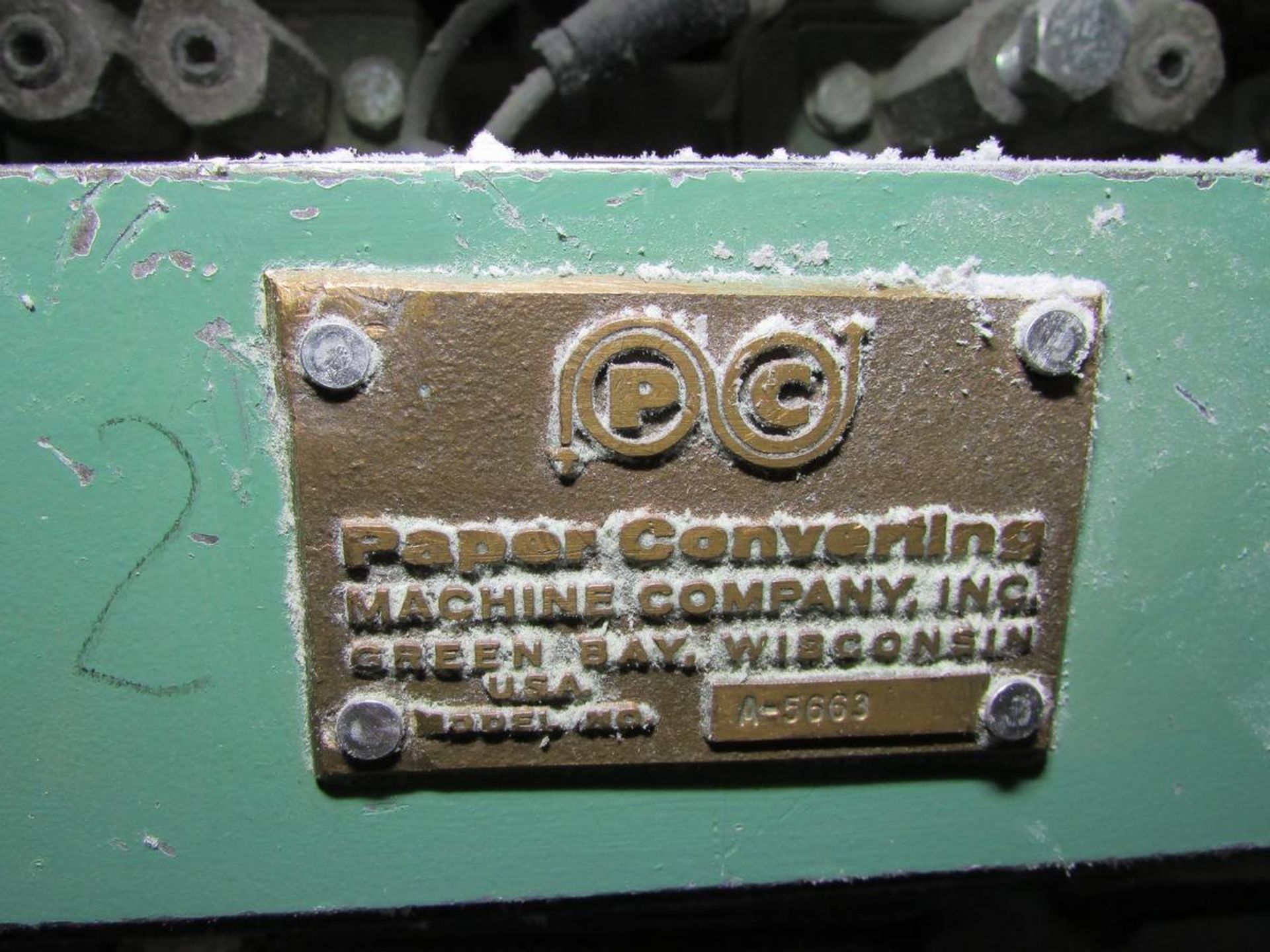 Paper Converting Machine Co. A-5663 3-Lane Cocktail Napkin Folding Machine - Image 19 of 19