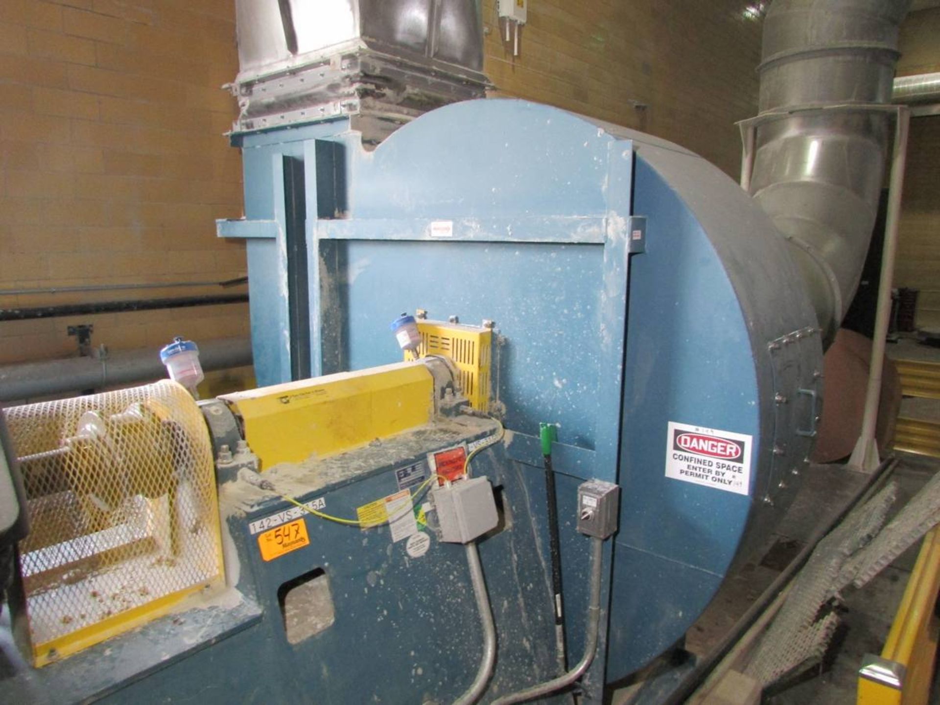 Twin City Fan & Blower RBA-SW No. 2 Venturi Scrubber System Blower - Image 3 of 6