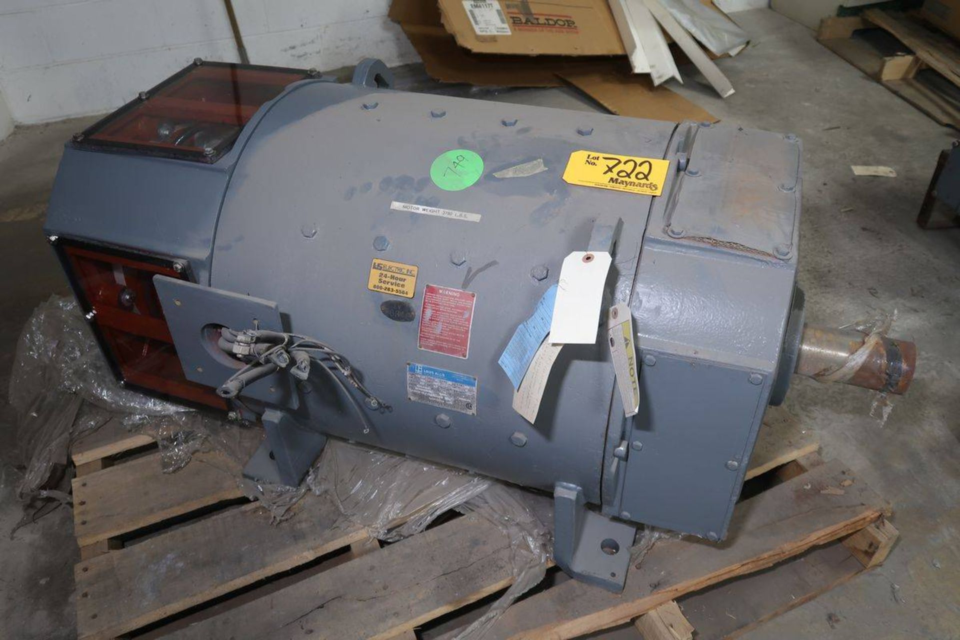 Louis-Allis 150 HP DC Motor