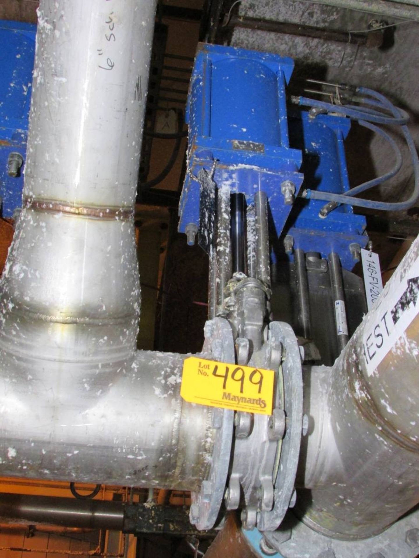 Trueline 8" Pneumatic Actuated Slide Gate Valve