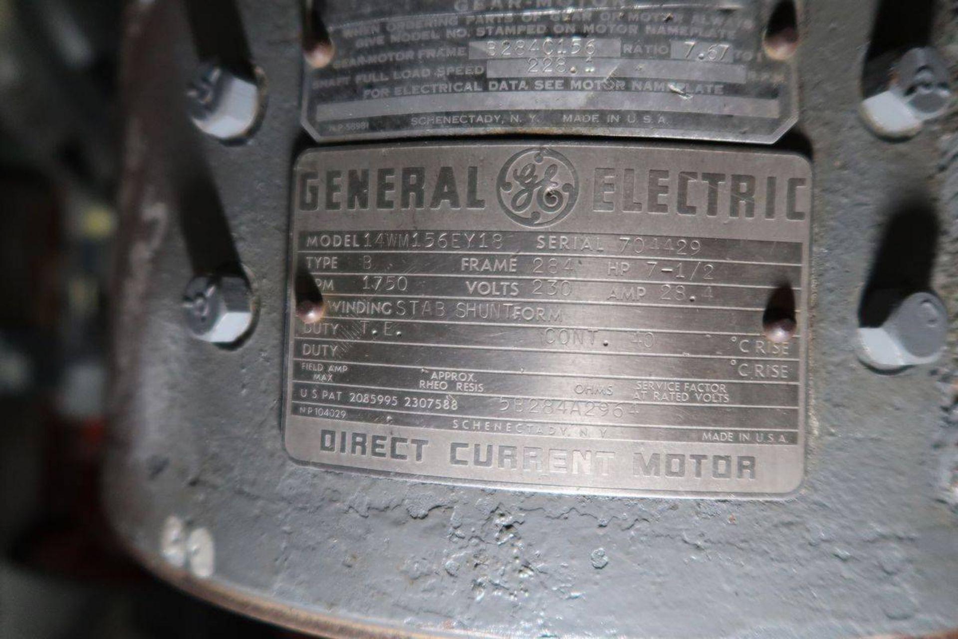 GE 7.5 HP DC Motor - Image 4 of 4