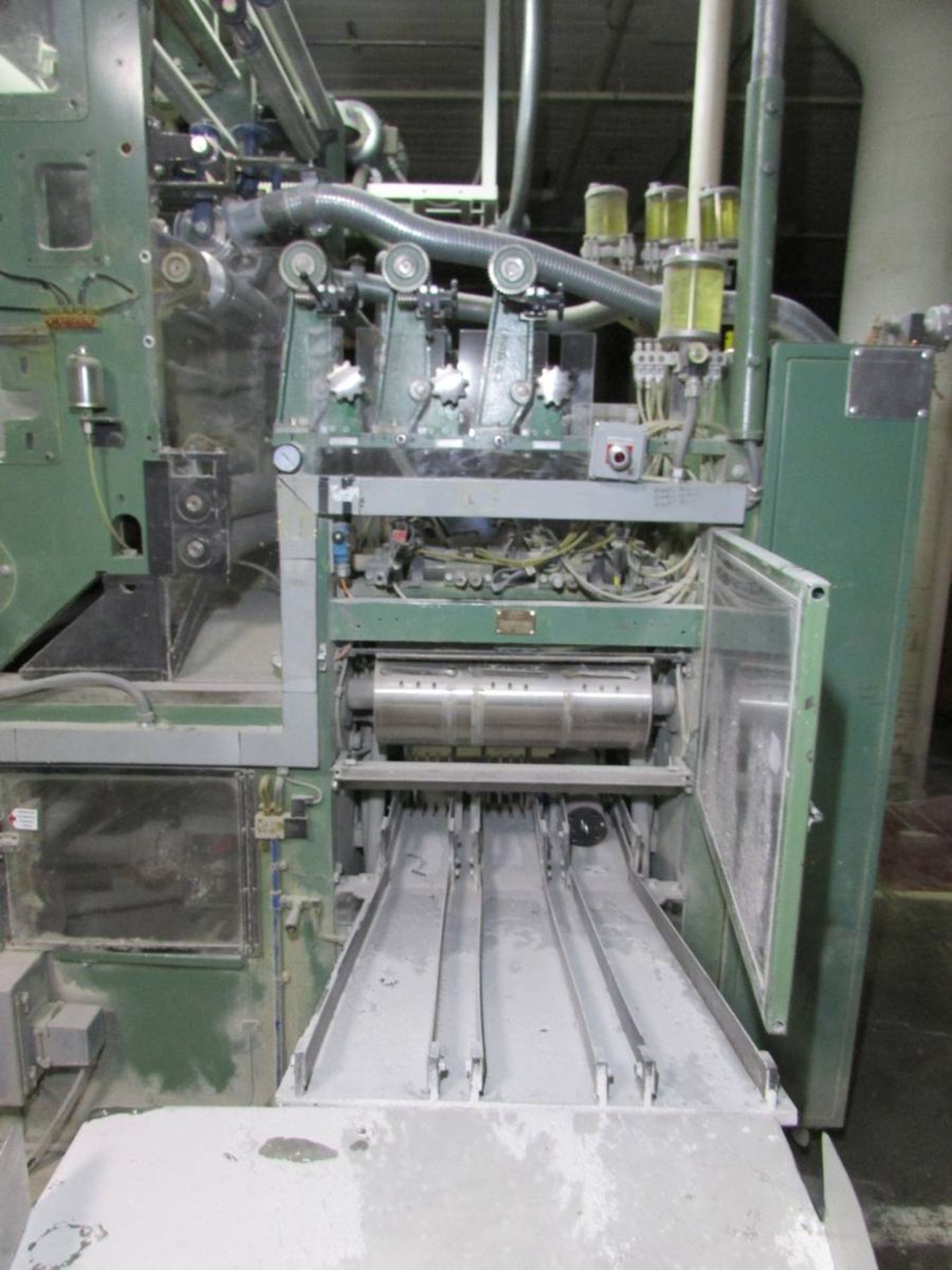 Paper Converting Machine Co. A-5663 3-Lane Cocktail Napkin Folding Machine - Image 12 of 19
