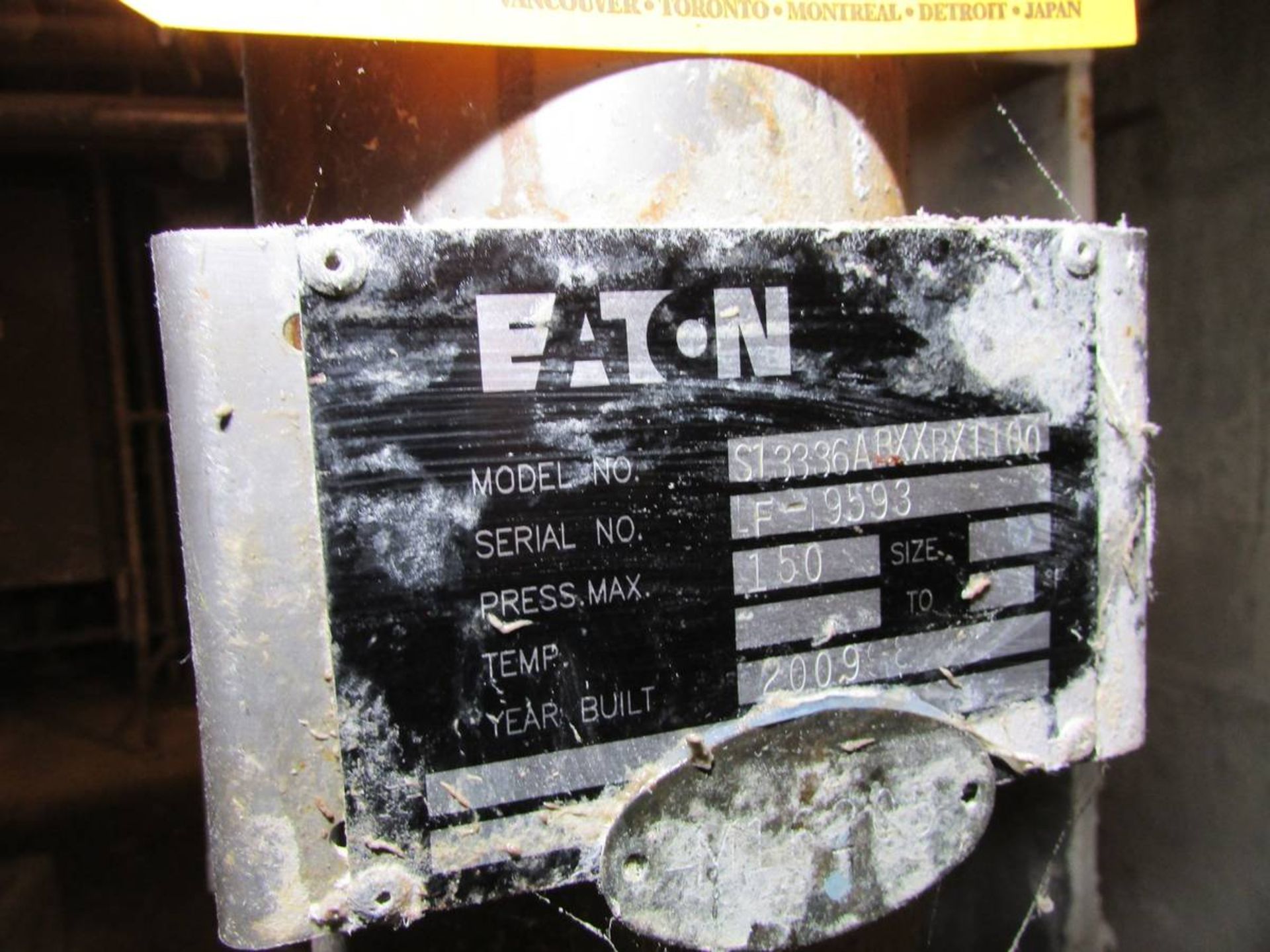Eaton S13336ABXXBX1100 S/S Filter Housing - Image 2 of 2