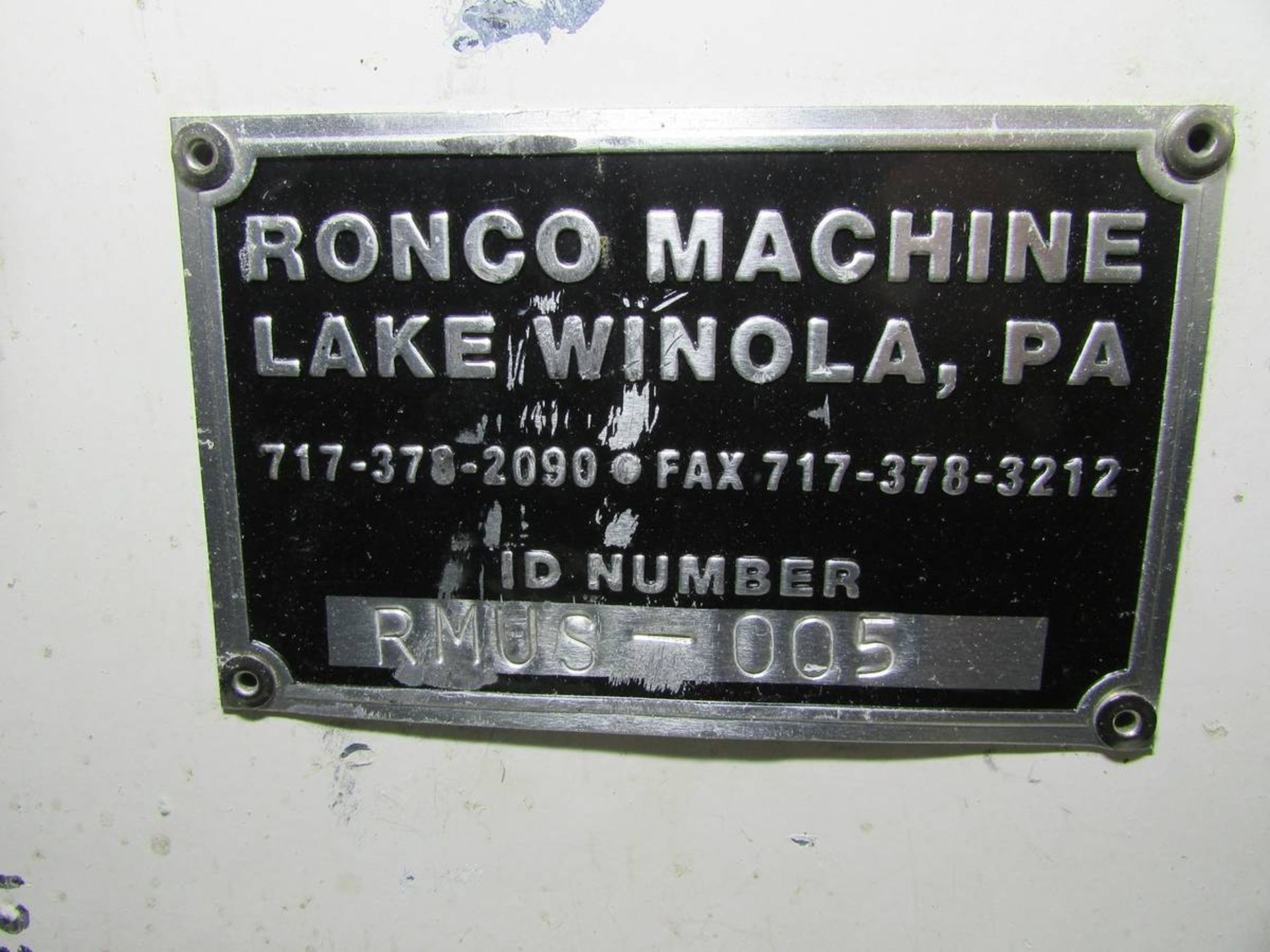 Ronco Machine Roll Unwinder - Image 10 of 10