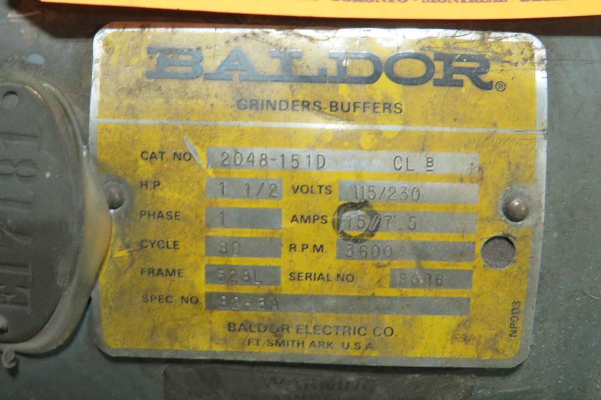 Baldor 2" Belt Sander - Image 3 of 3