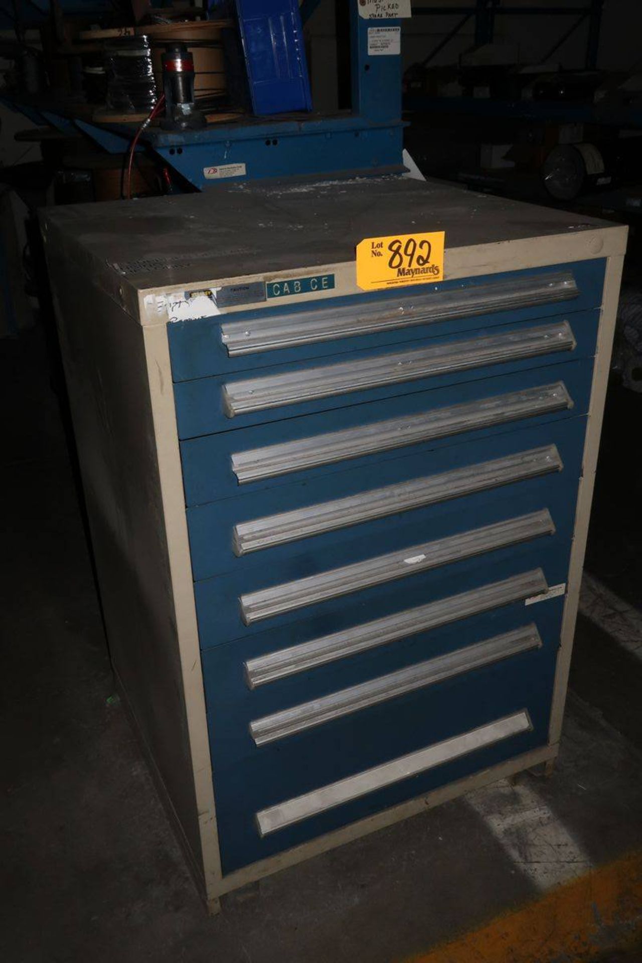 Stanley Vidmar 8-Drawer Heavy Duty Parts Cabinet