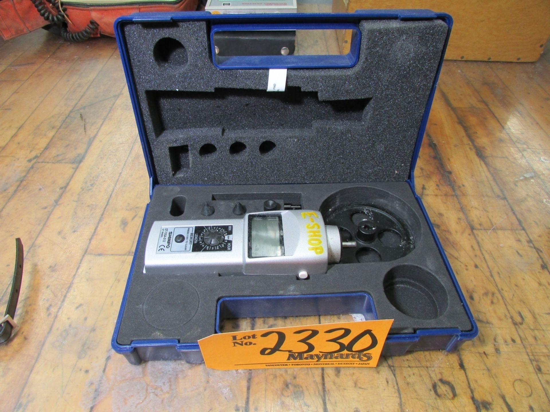 Shimpo DT-105A-S12 Portable Digital Tachometer