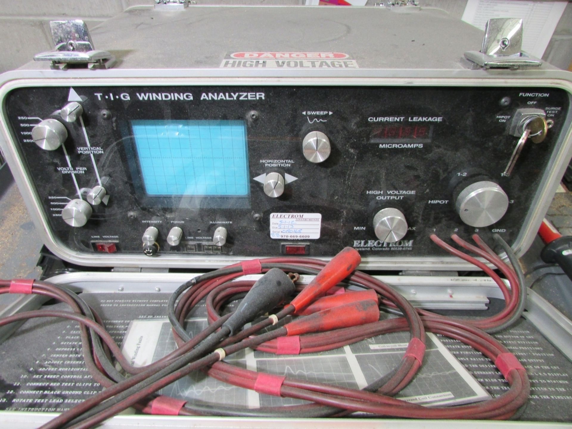 Electrom T.I.G Winding Analyzer - Image 2 of 3