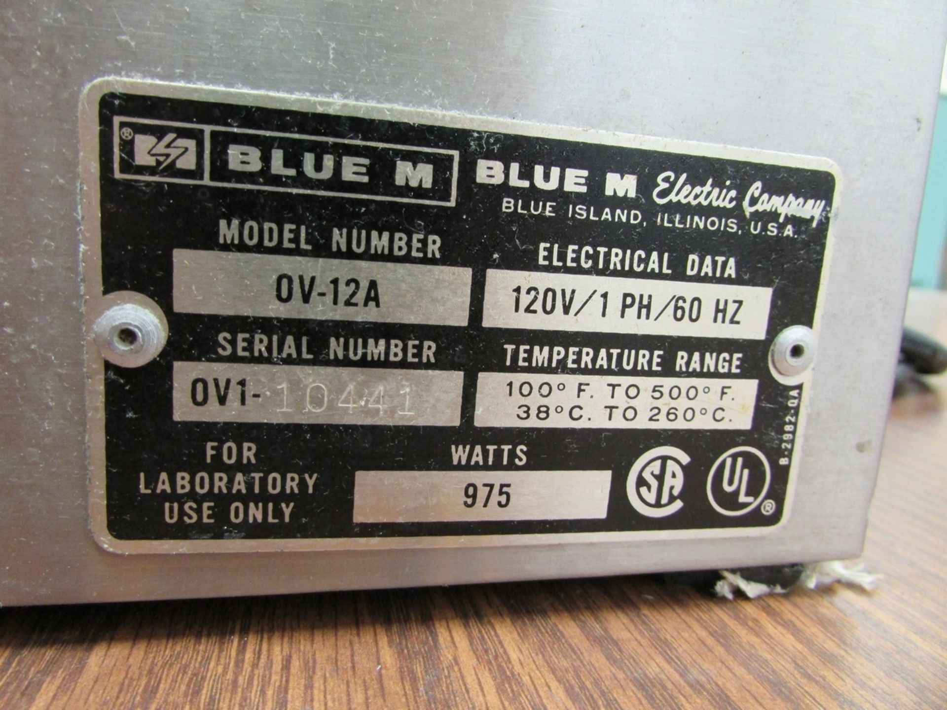 Blue M OV-12A Benchtop Lab Oven - Image 4 of 4