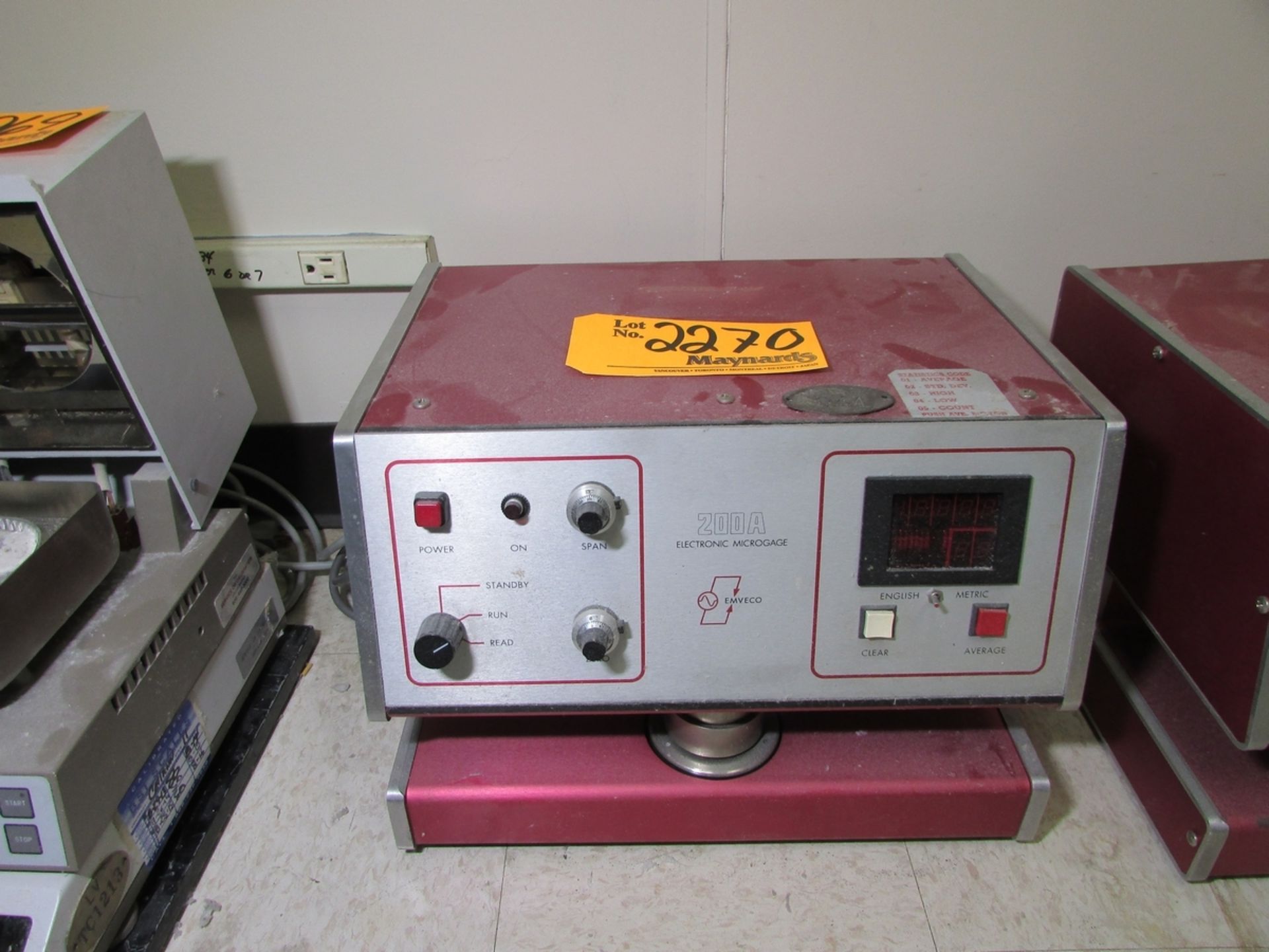 Emveco 200A Electronic Micro Thickness Gauge