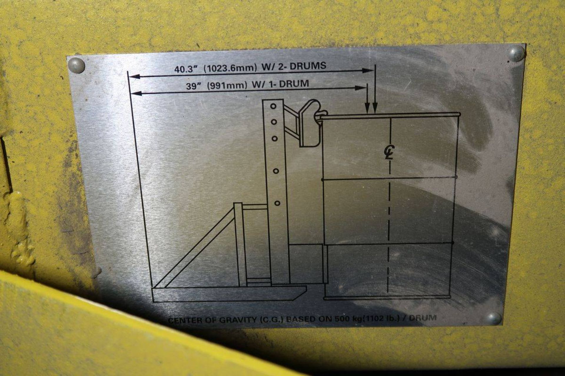 Liftomatic DCM/4006 Drum Lift Forklift Attachment - Image 4 of 5