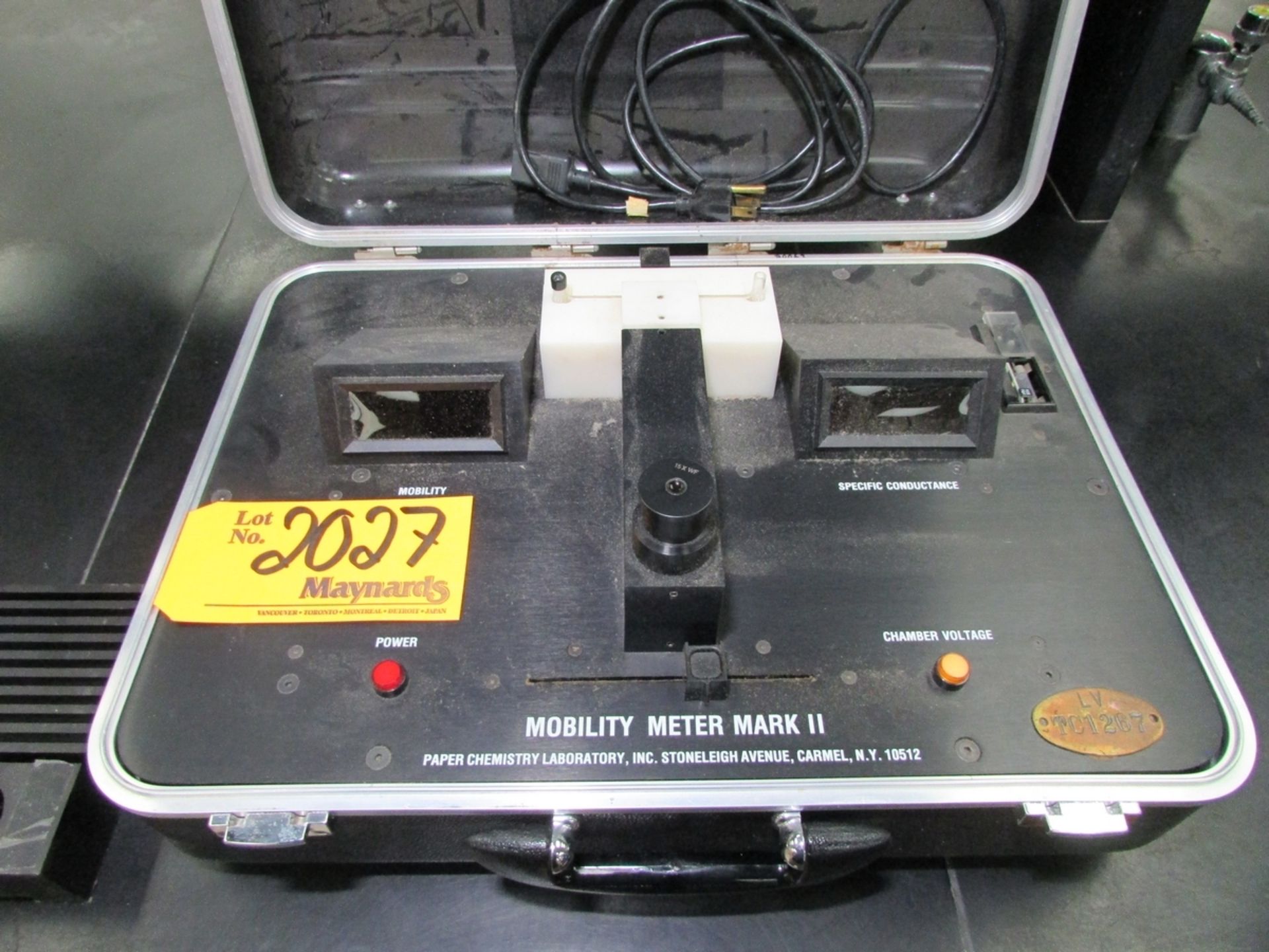 Paper Chemistry Laboratory Mark II Mobility Meter - Image 2 of 2