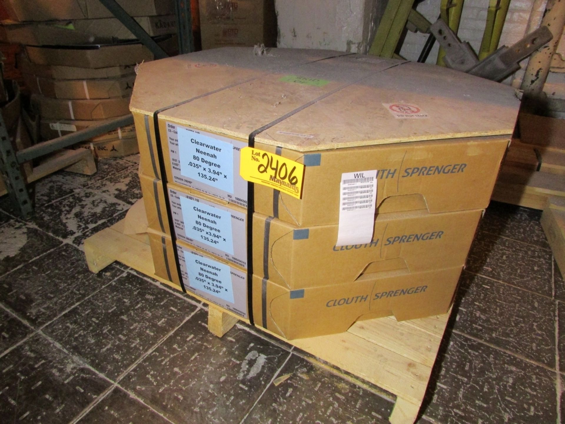 Clouth Sprenger Ceradia 200 80 Boxes of 0.035" x 3.94" x 135.24" Creping Blades