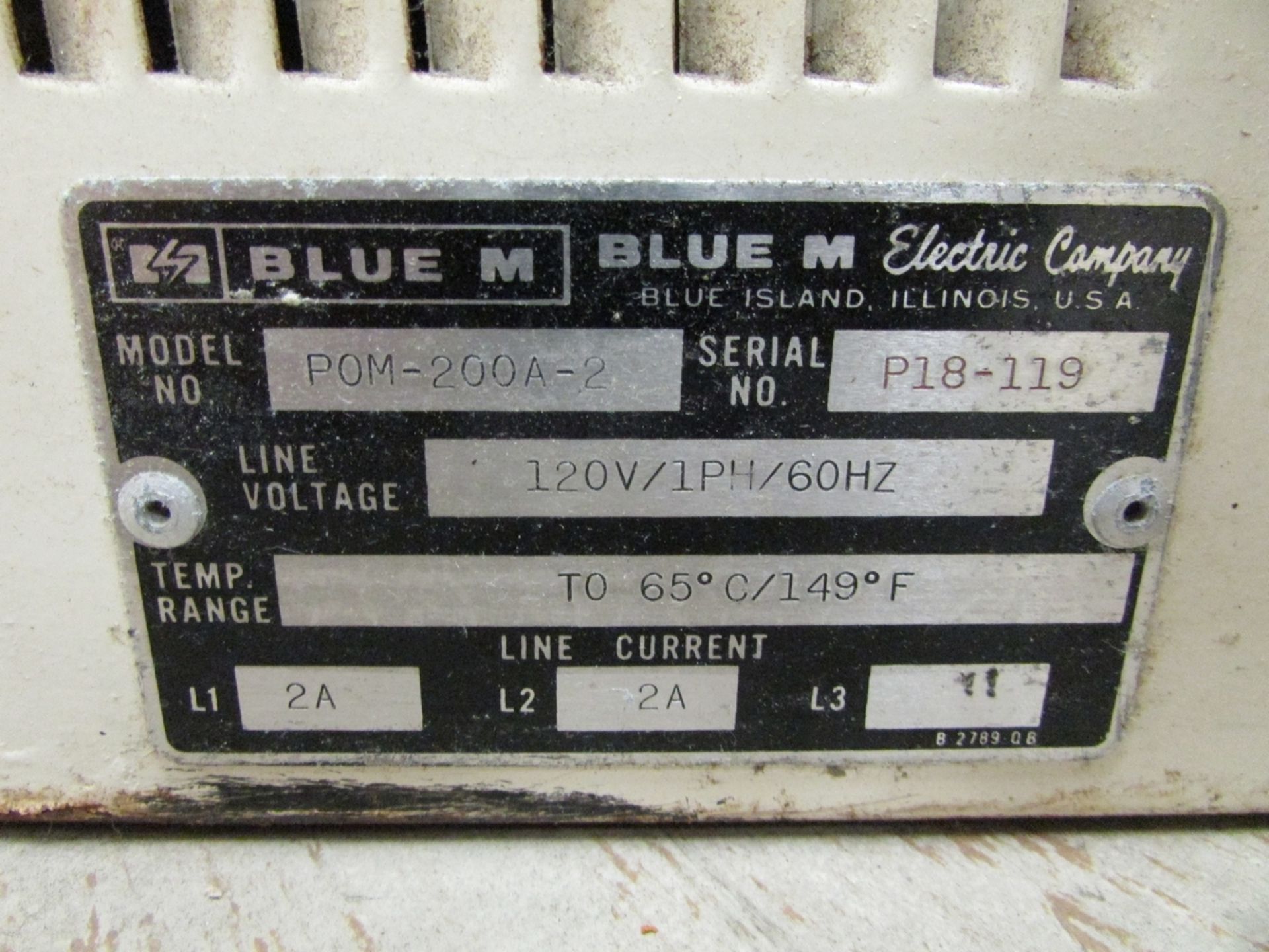 Blue M POM-200A-2 Lab Oven - Image 4 of 4