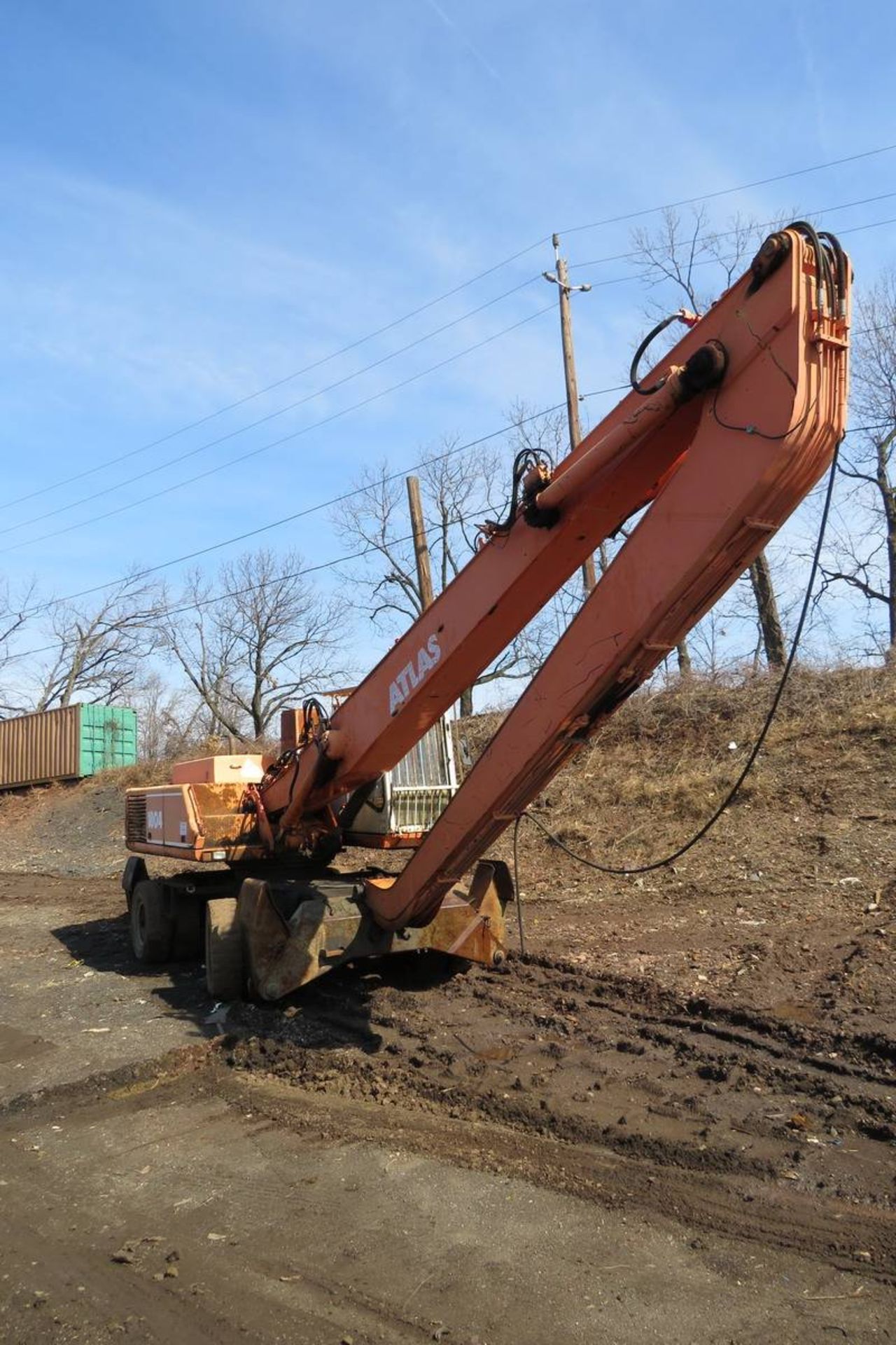 Atlas 1804 MI Wheel Mounted Material Handler - Image 4 of 8