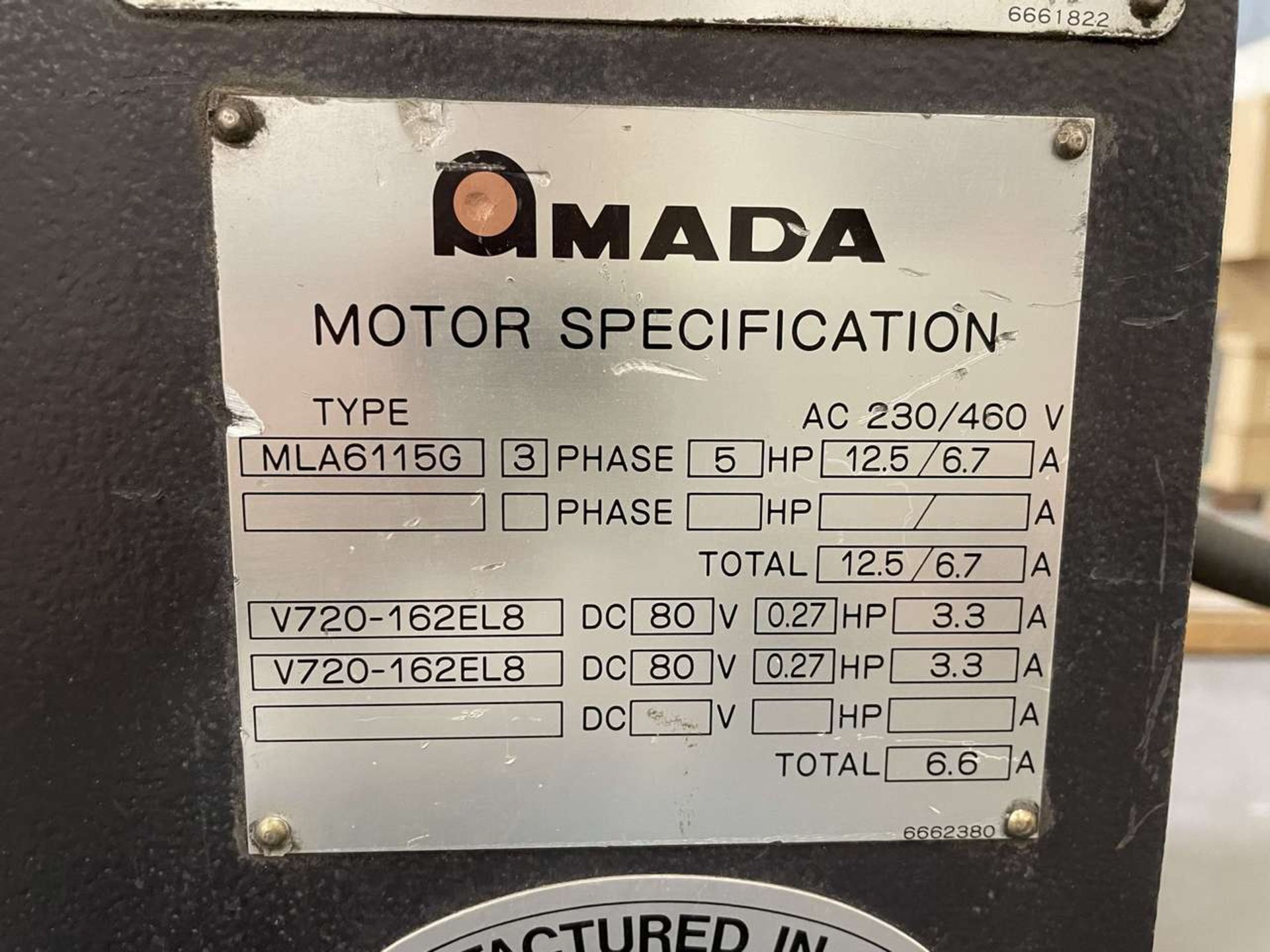1999 Amada RG-3512LD CNC Press Brake - Image 9 of 11