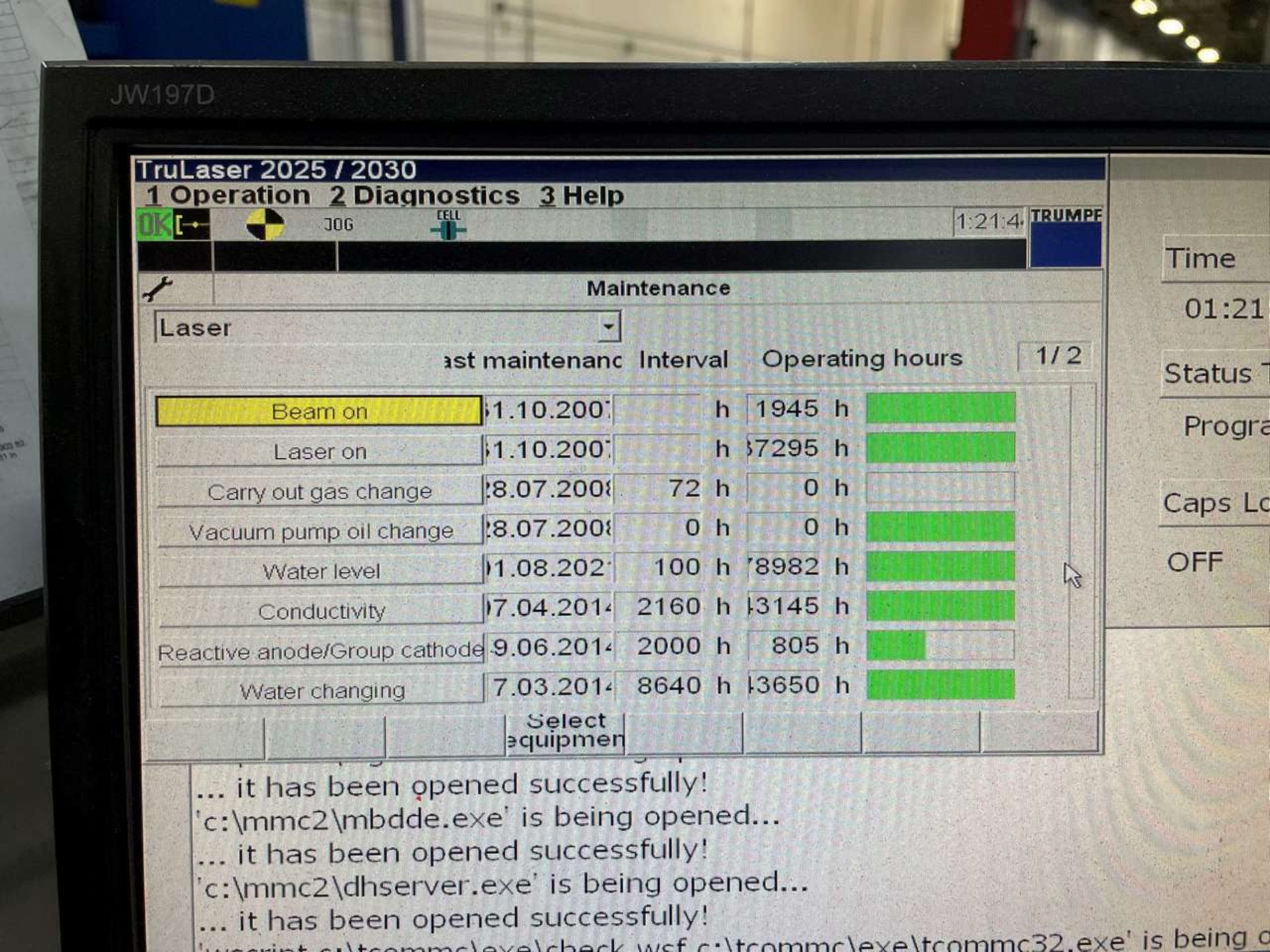 2004 Trumpf TruLaser 2030 2,000-Watt CO2 CNC Laser Cutter [SUBJECT TO BULK BID] - Image 8 of 28