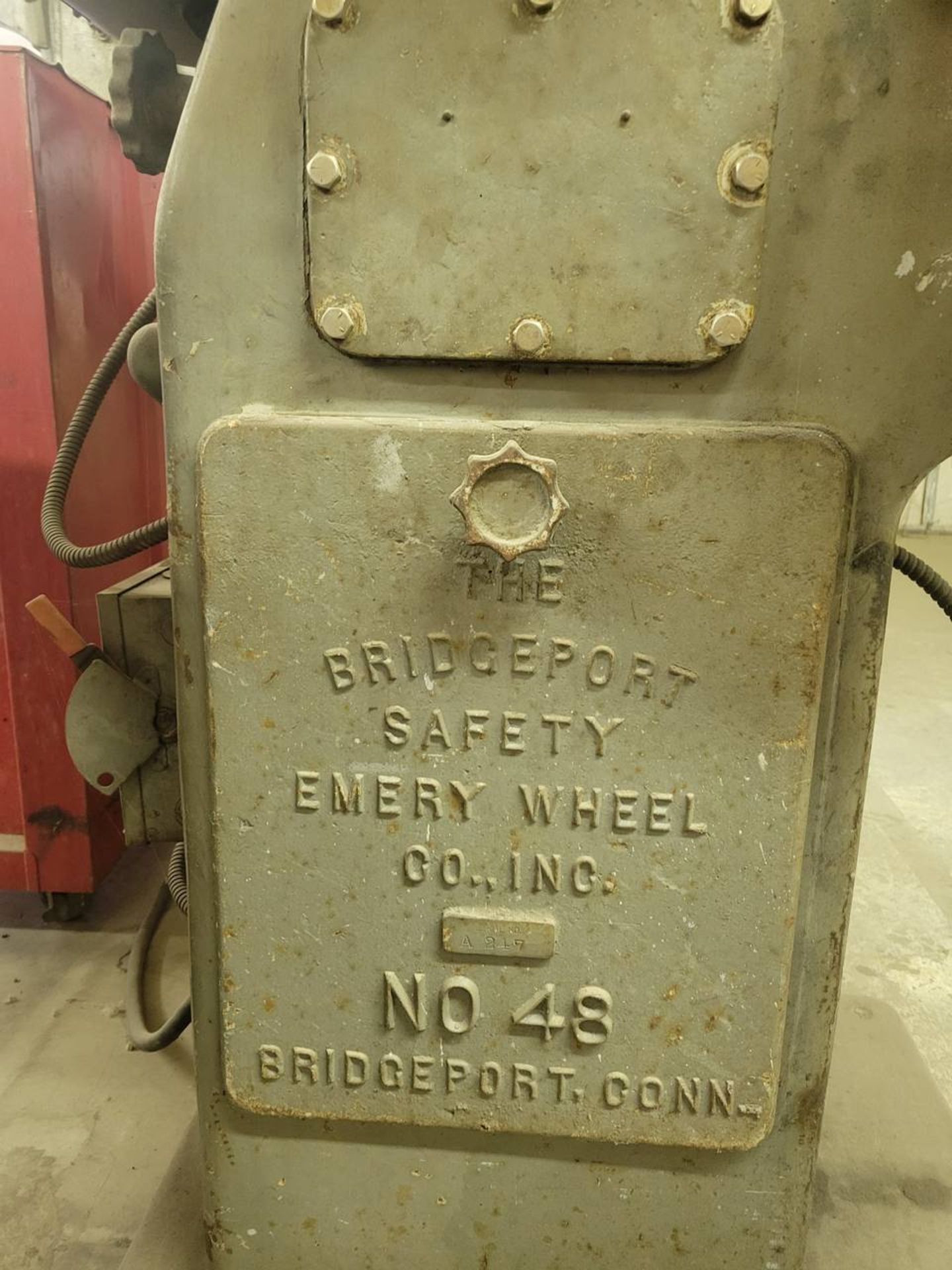 Bridgeport No. 48 14" 10 Hp Heavy Duty abrasive cut off saw, - Image 3 of 4