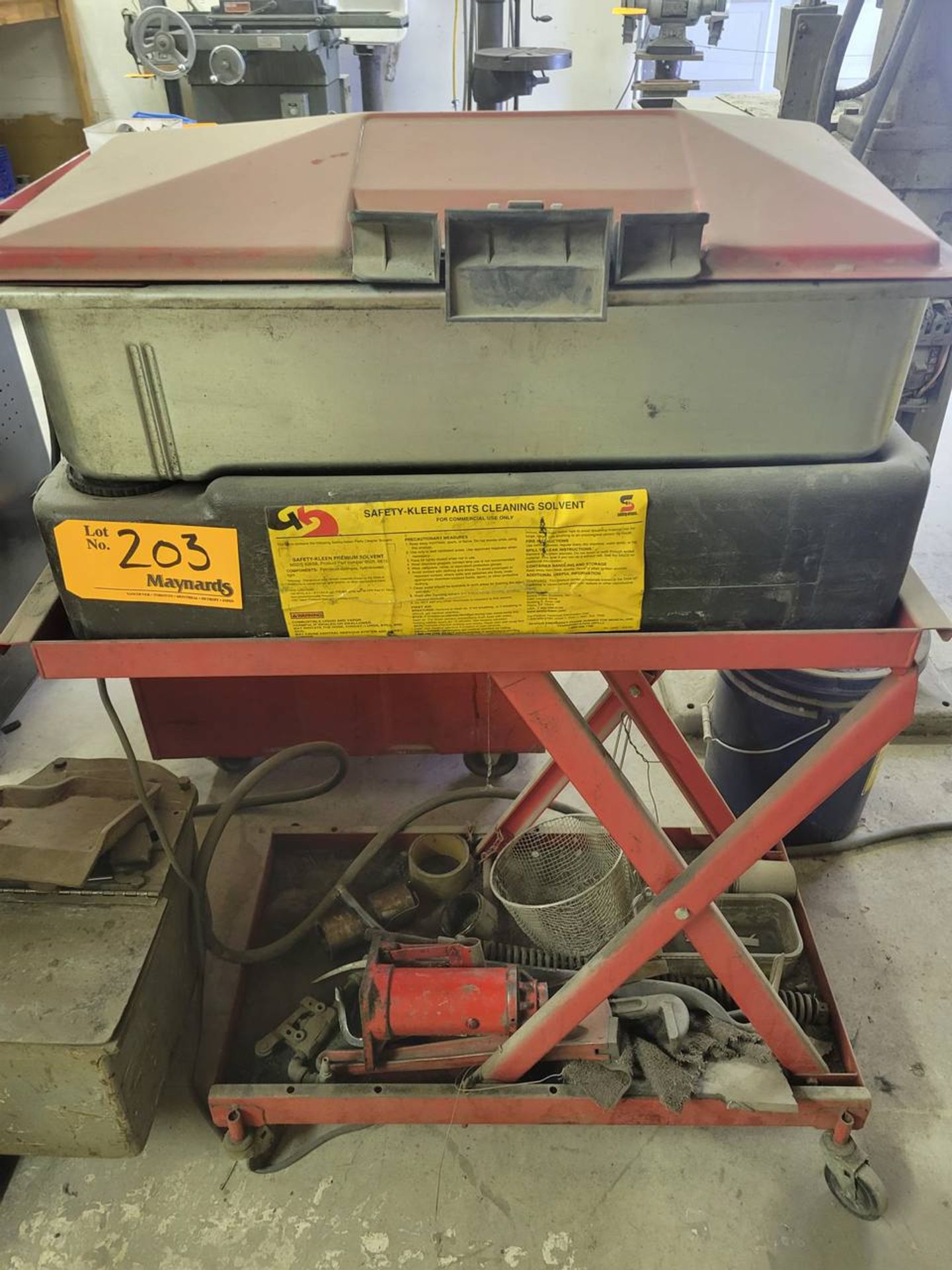 Safety Kleen Rolling parts washer