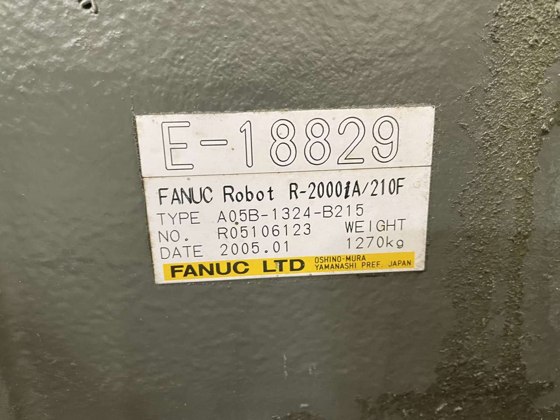 2005 Fanuc R-2000iA/210F 6-Axis Robot - Image 14 of 21