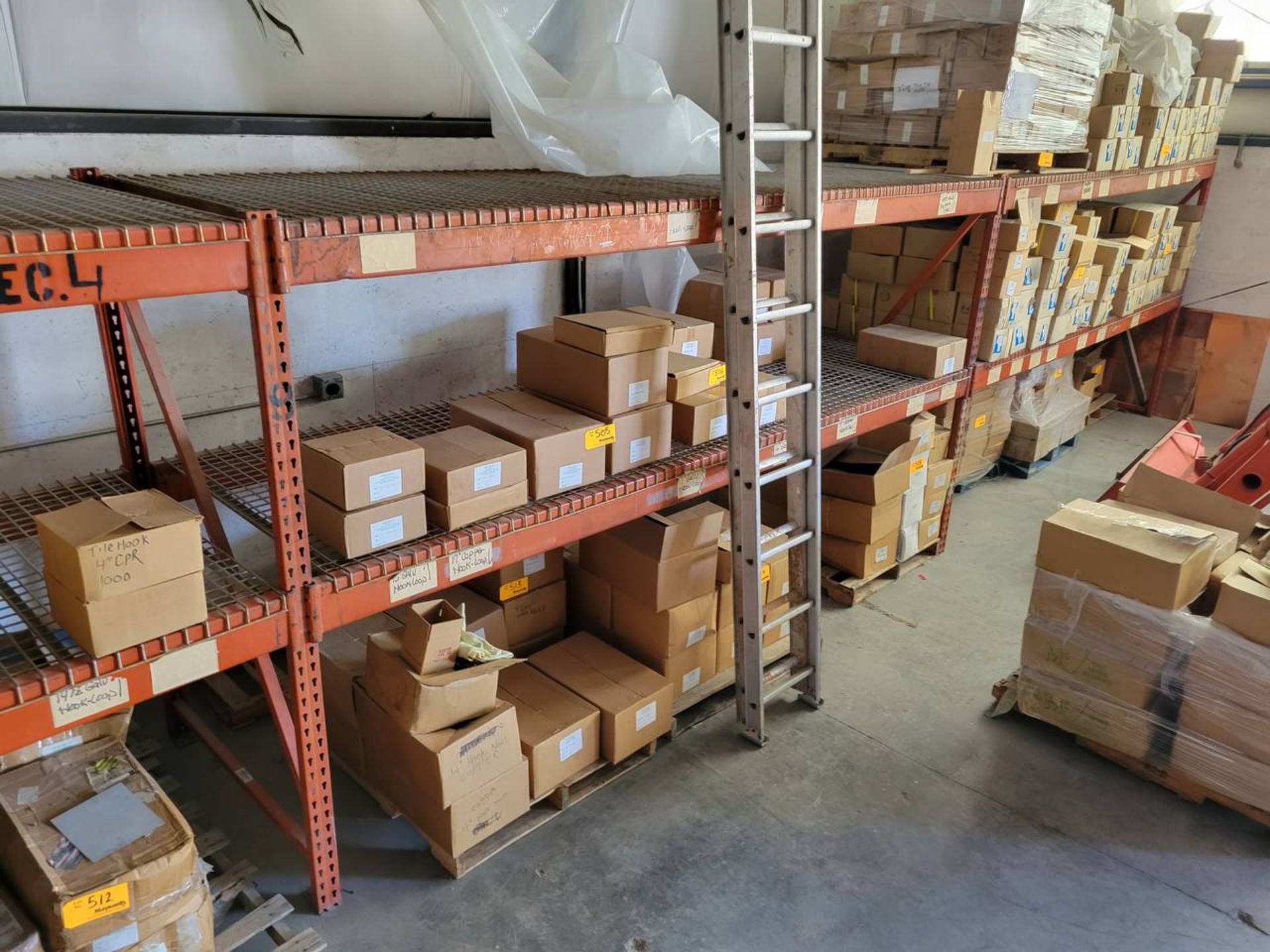 Bays of 84" tall x 148" wide x 48" deep pallet racking - Image 2 of 3