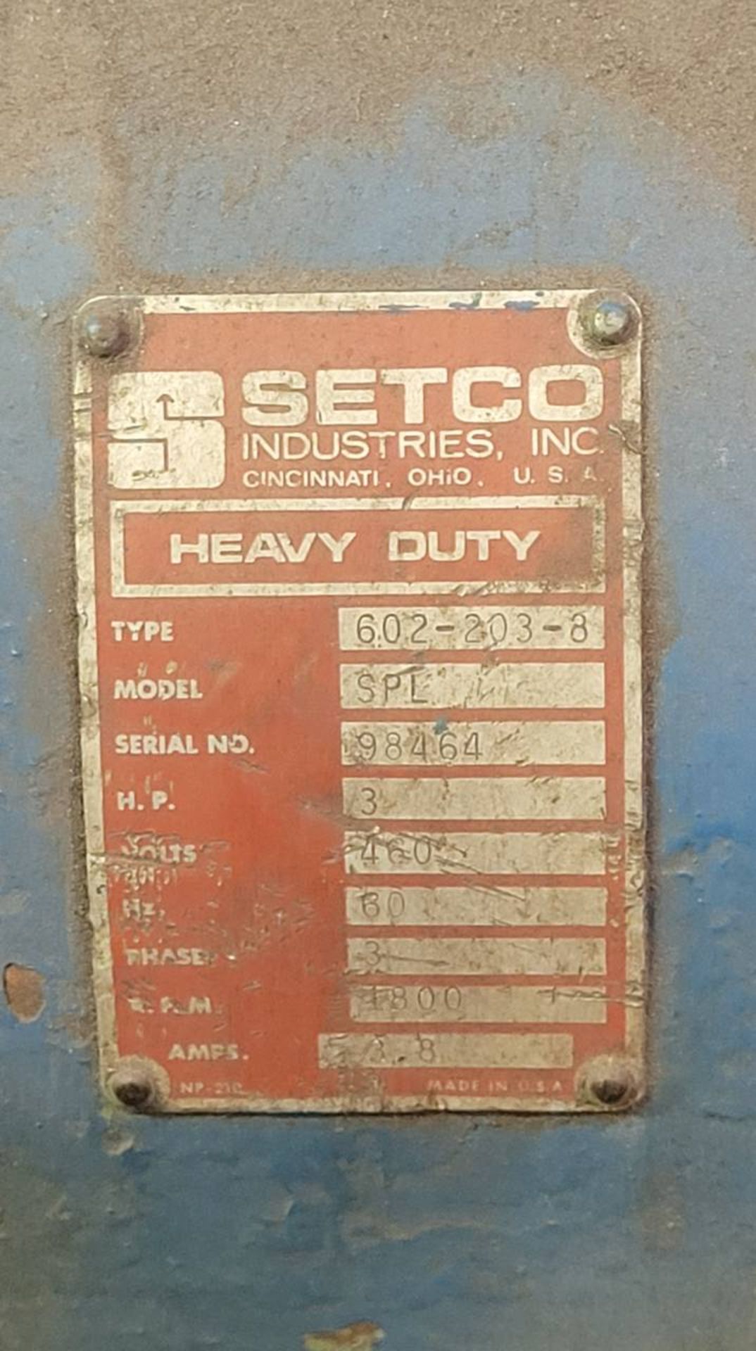 Setco SPL Pedestal Grinder - Image 8 of 8