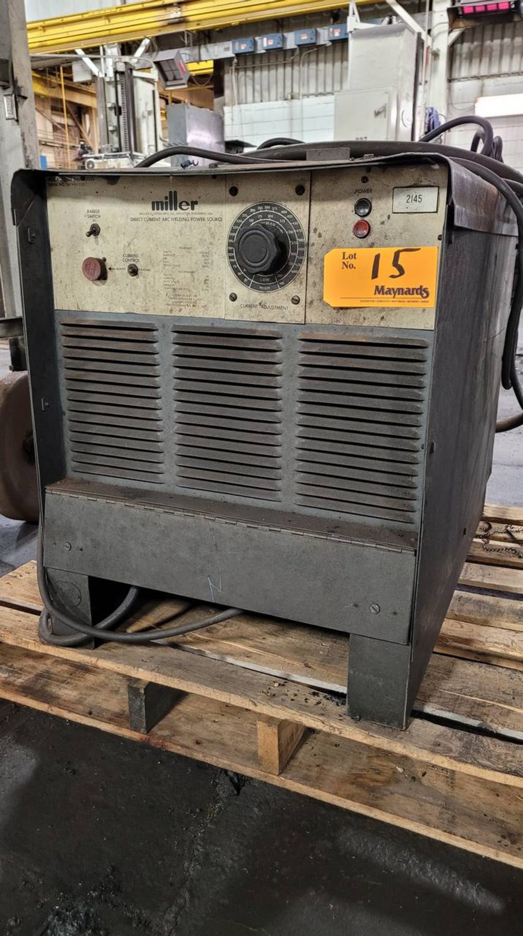 Miller Gold Star 500 SS Arc Welder Nema Class 1 - Image 9 of 12