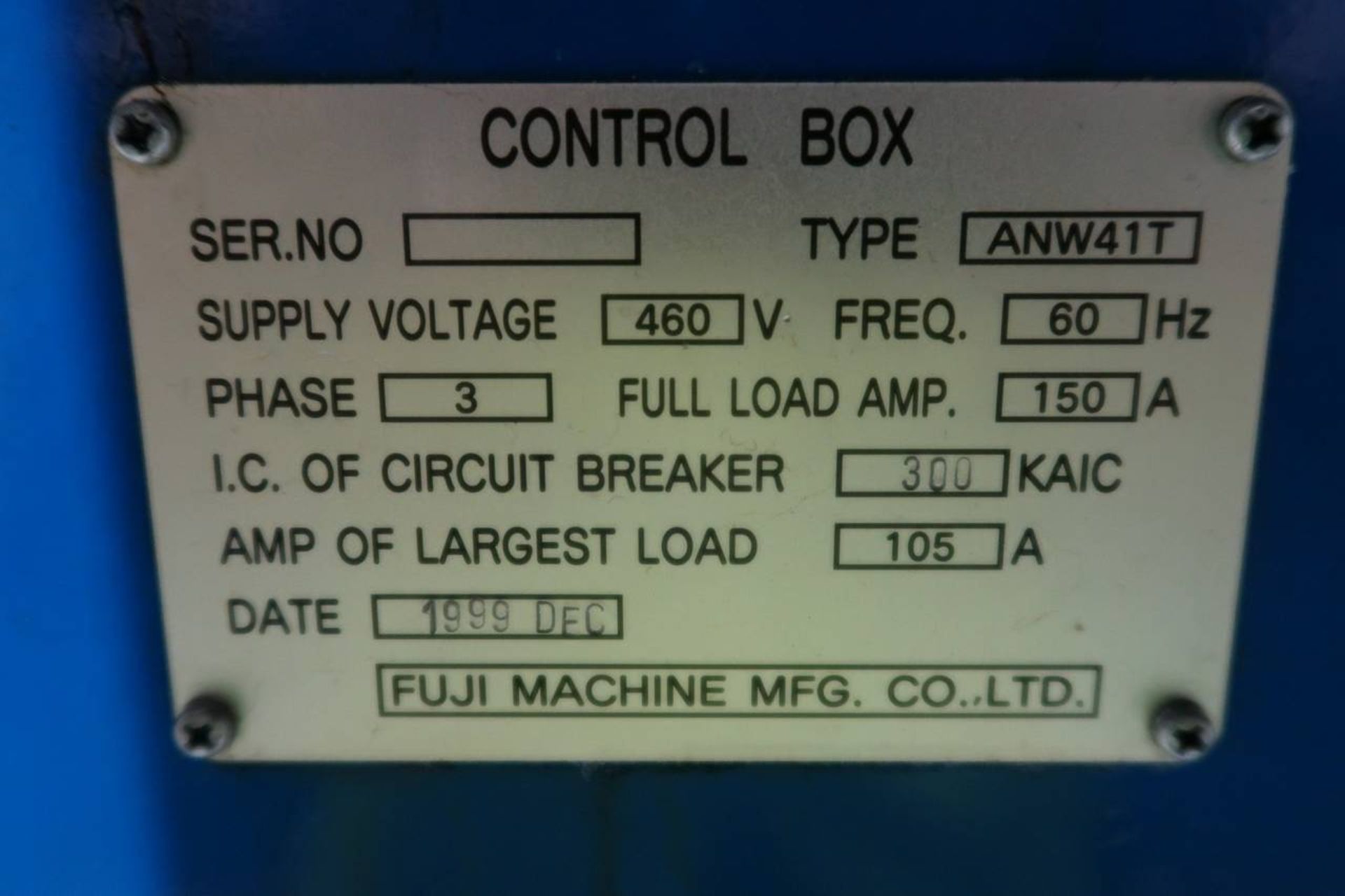 1999 Fuji ANW-41T CNC Lathe - Image 15 of 15