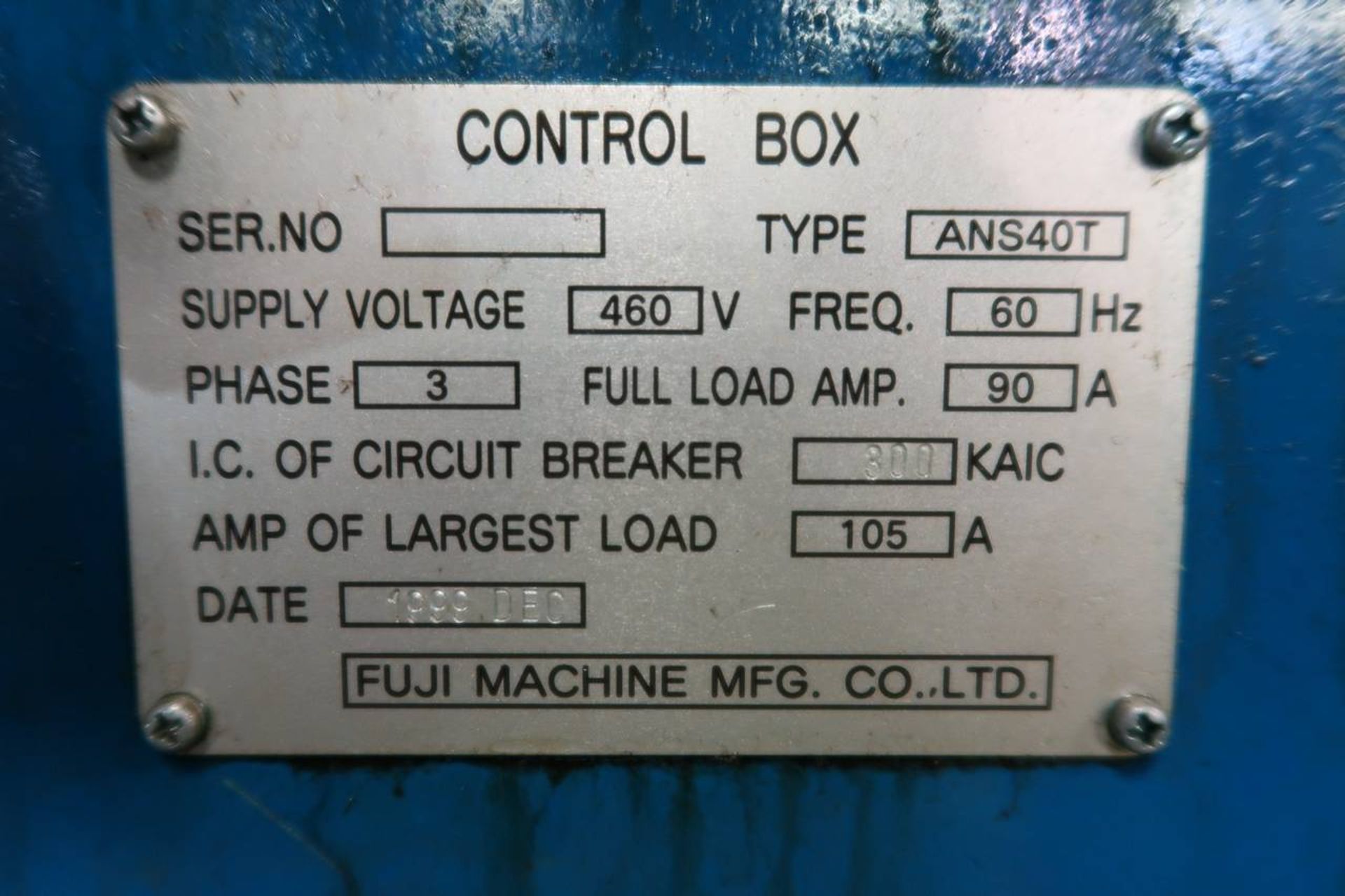 1999 Fuji ANW-41T CNC Lathe - Image 11 of 11