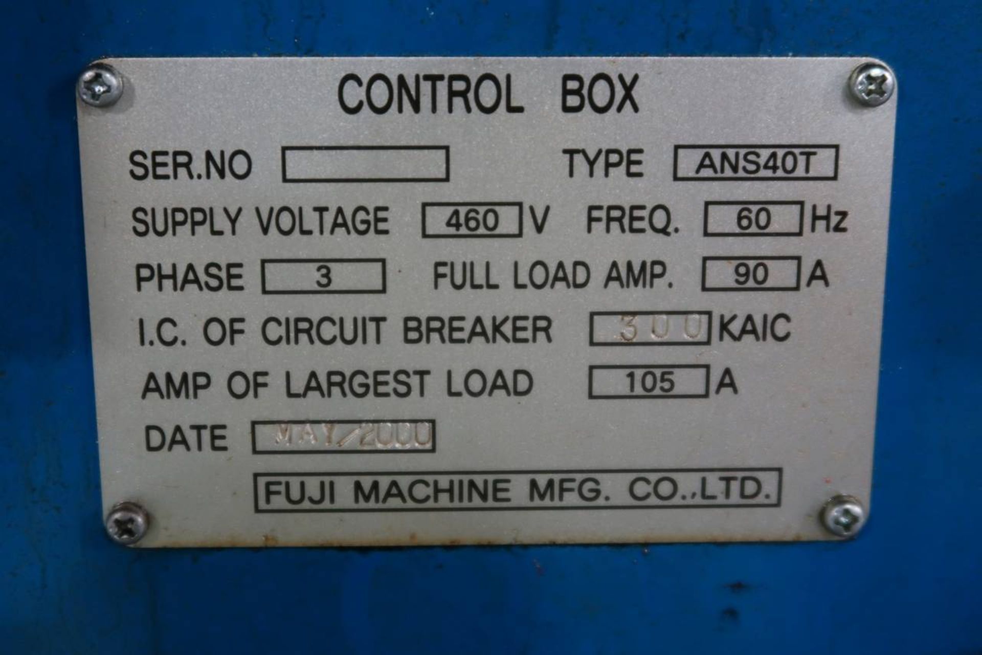 2000 Fuji ANS-40T CNC Lathe - Image 13 of 13