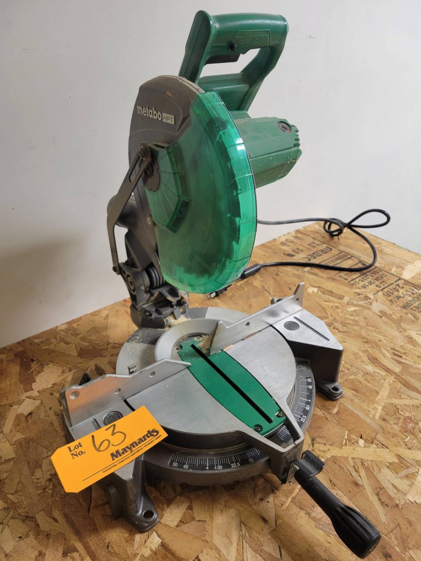 Metabo C10FCG 10" mitre saw