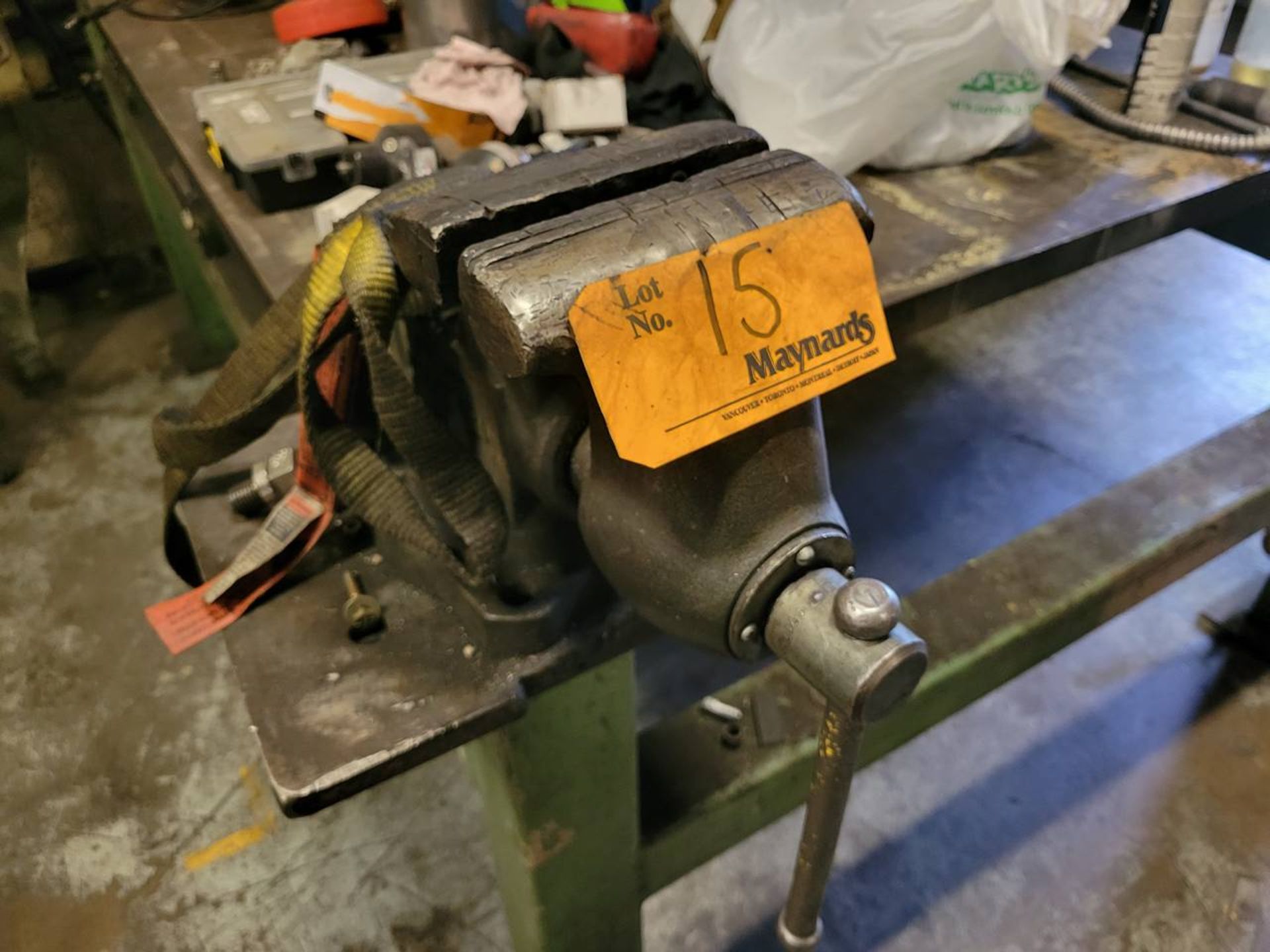60" x 60" steel welding table - Image 2 of 2