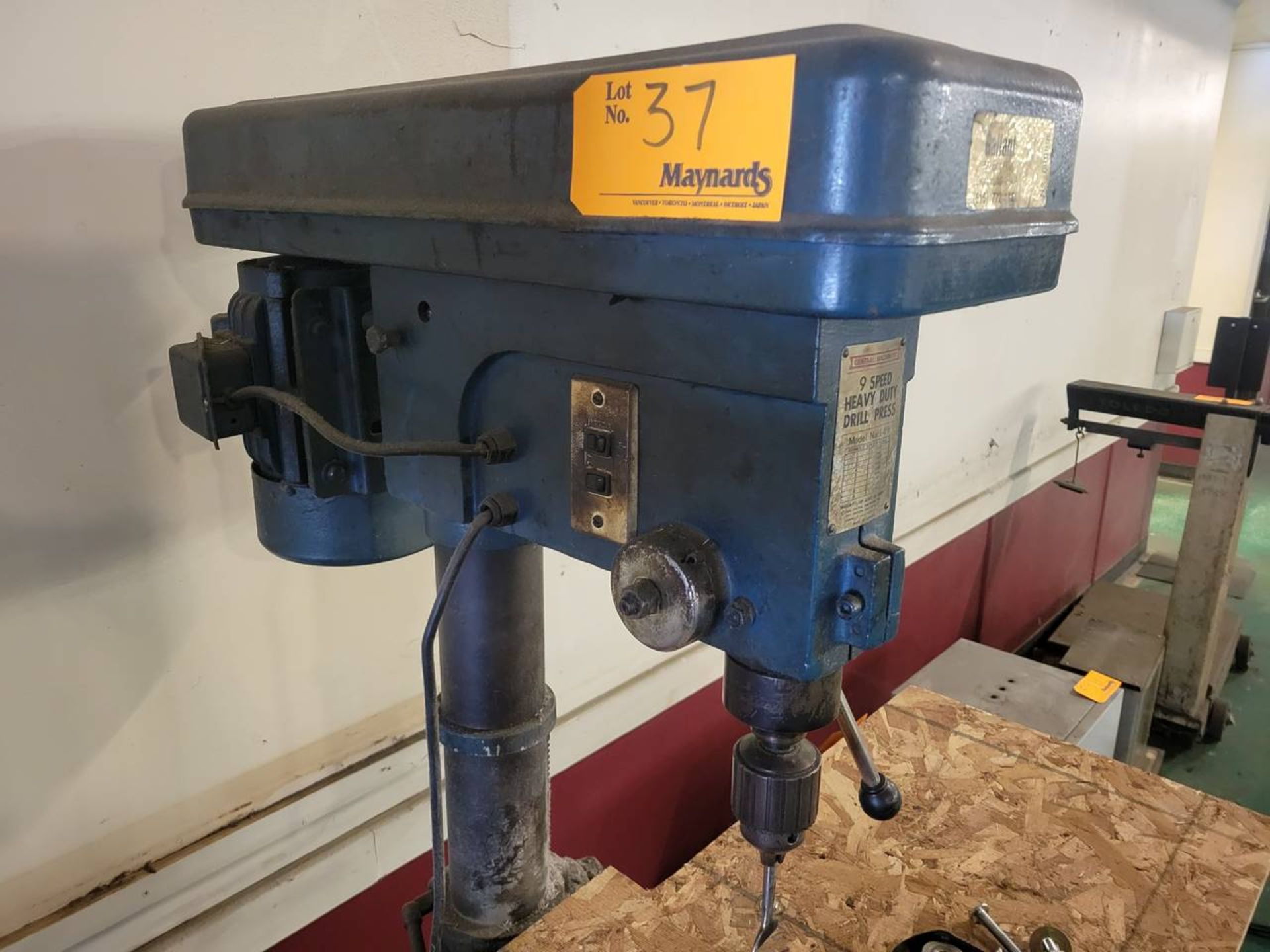 Central Machinery 10" 9-Speed drill press - Image 2 of 3