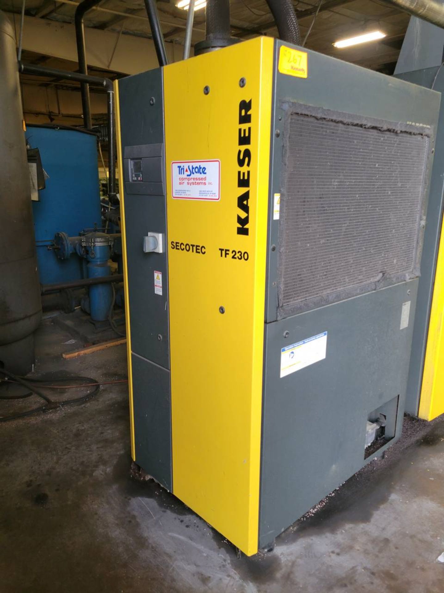 2015 Kaeser TF230 R134a refrigerated air dryer