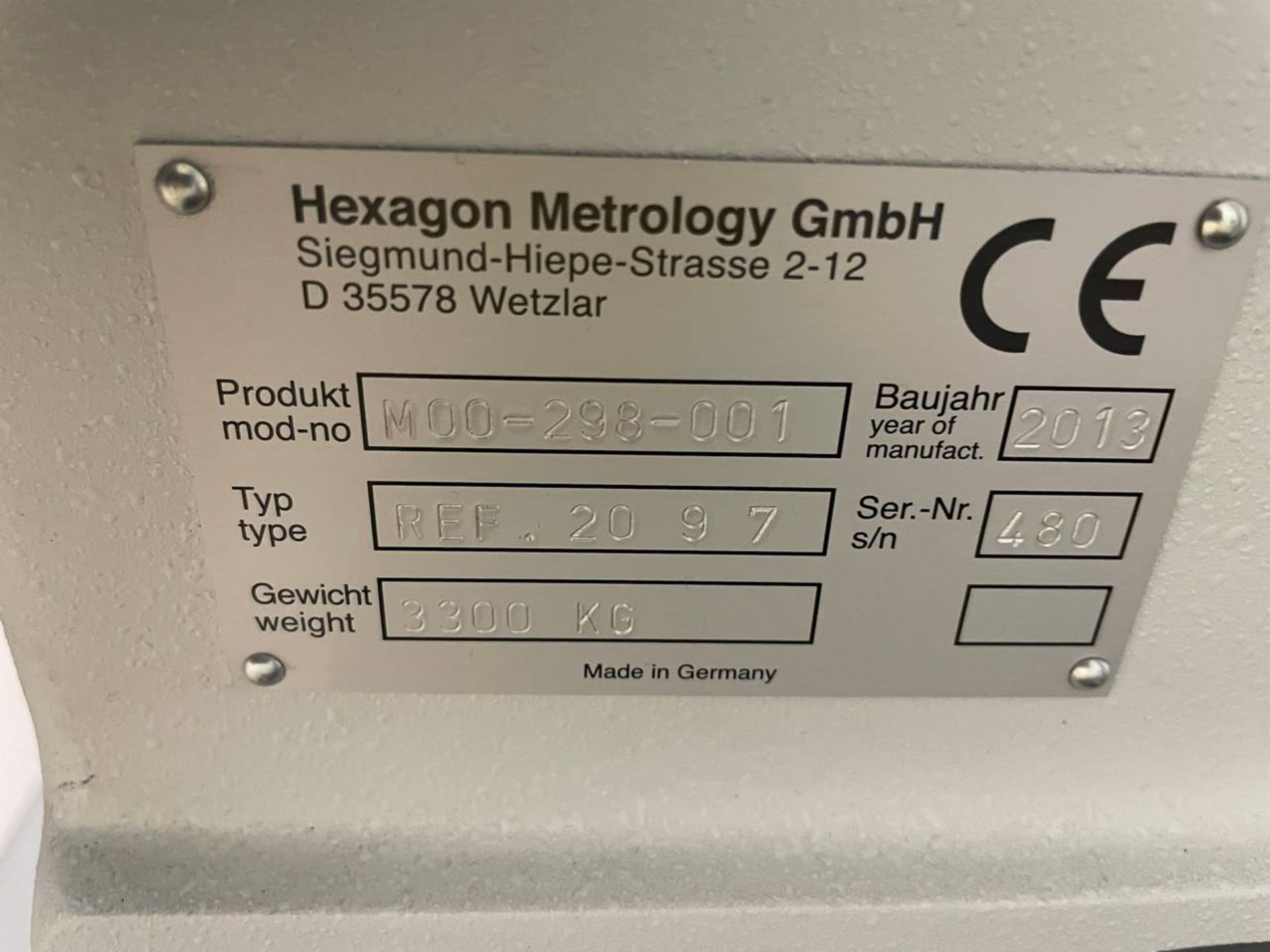 2013 Leitz/Hexagon Reference HP Coordinate Measuring Machine - Image 4 of 5