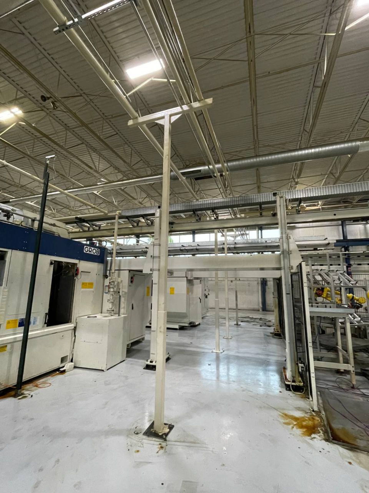 Grob Cartesian Gantry System with Approx 130' of track - Image 4 of 4