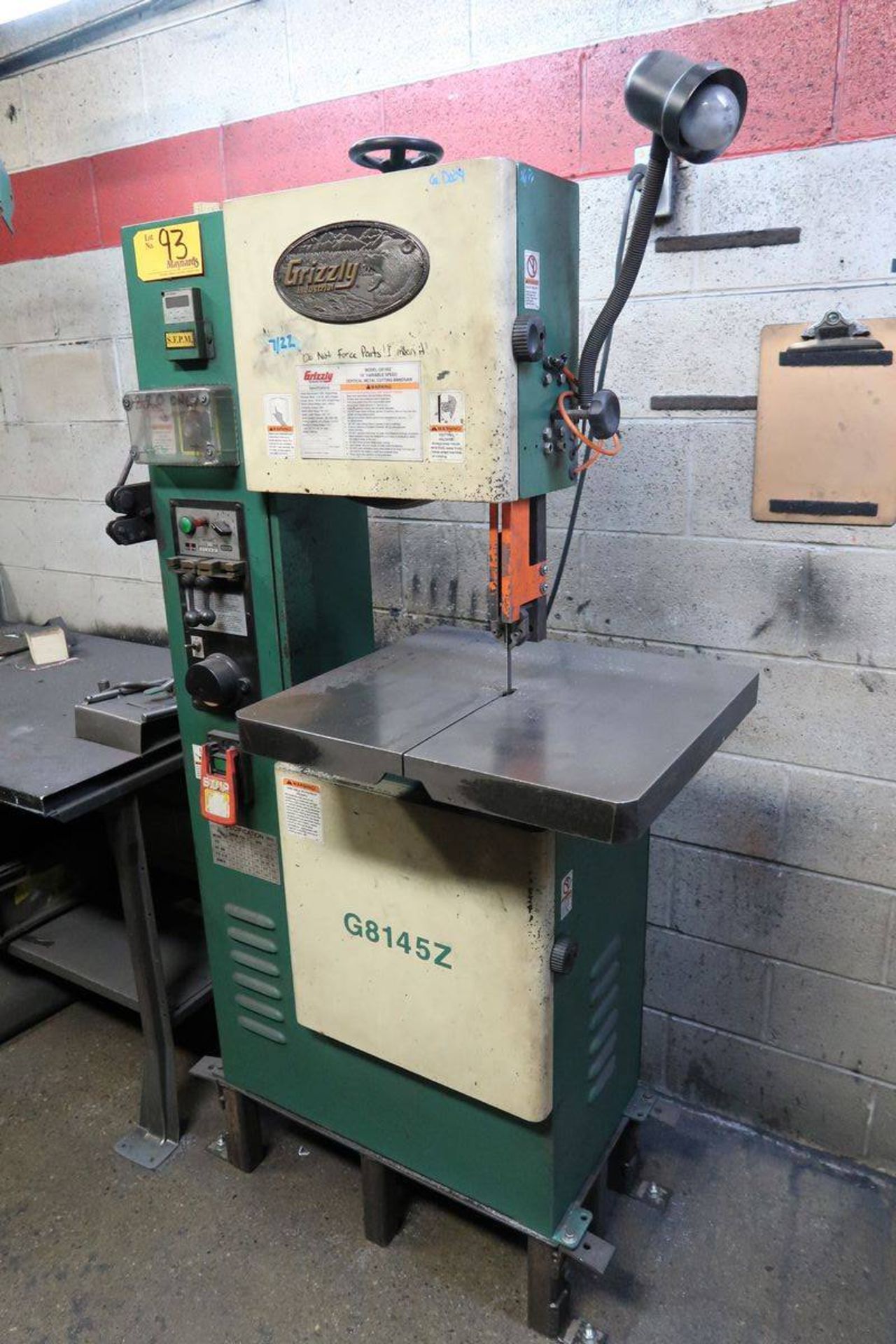 2016 GRIZZLY G8145Z BANDSAW
